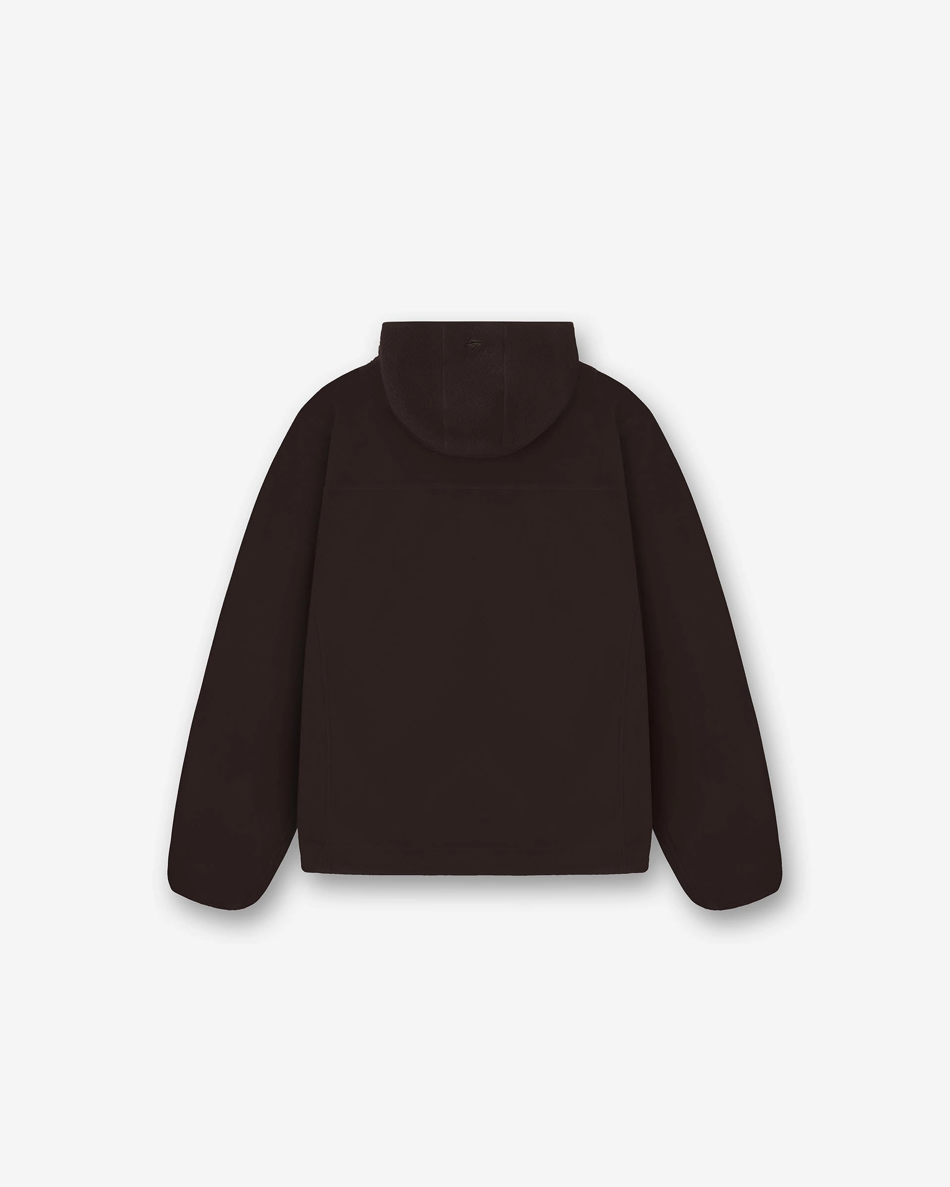 247 Borg Fleece - Chocolate Removable Hood AntiPillingFinish