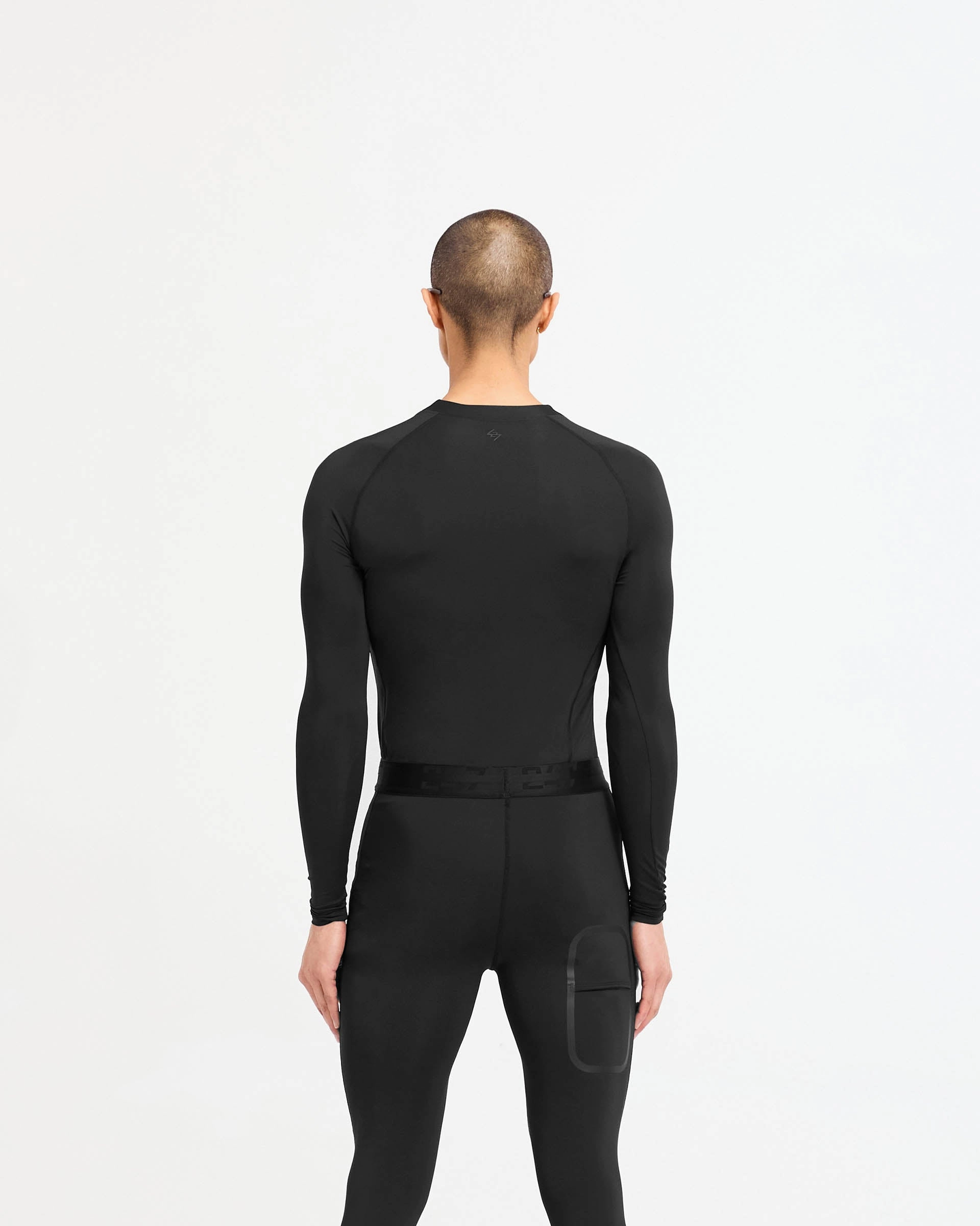 Comfortable Weave 247 Compound Long Sleeve T-Shirt - Black
