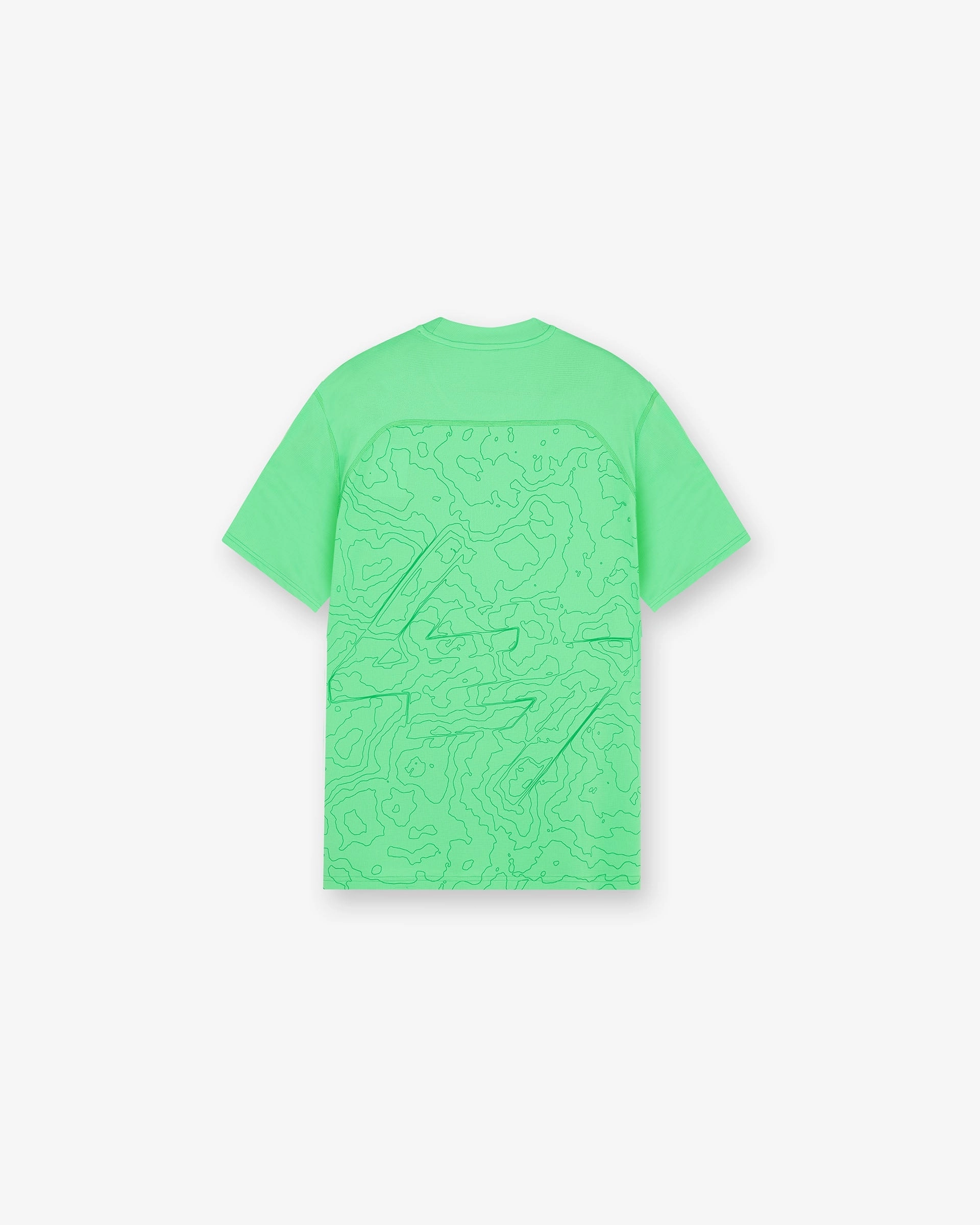 247 Contour Run T-Shirt - Speed Green Colorfast Dye