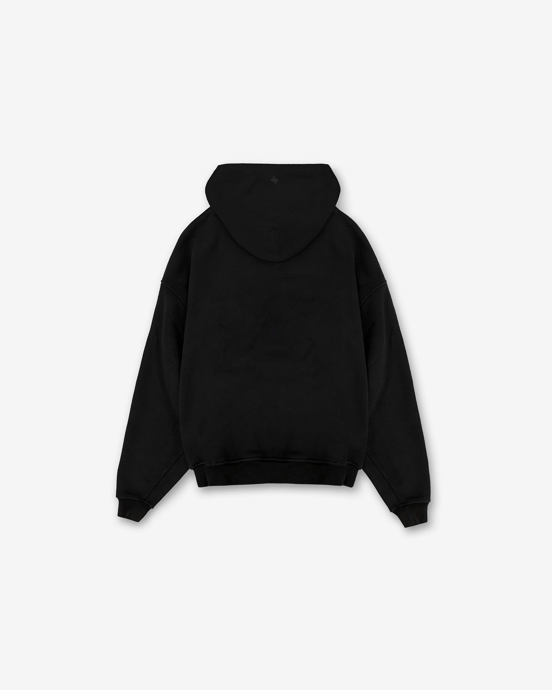 Easy Fit 247 DNA Oversized Hoodie - Black