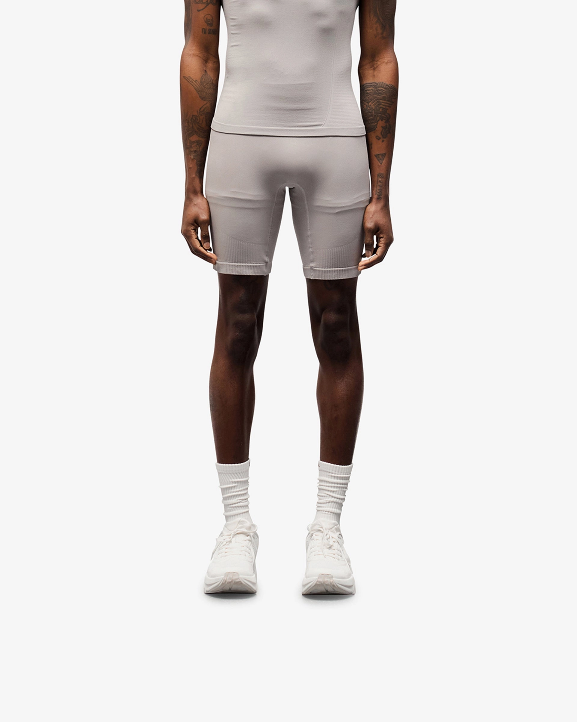 Casual Active moisture - wicking 247 DNA Seamless Shorts - Titanium