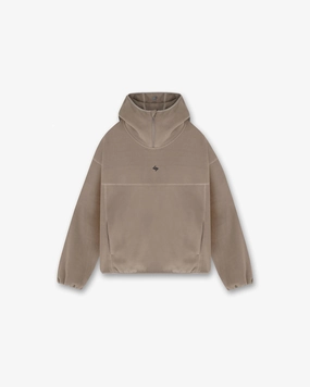Brushed Fleece 247 Fleece Hoodie - Umber