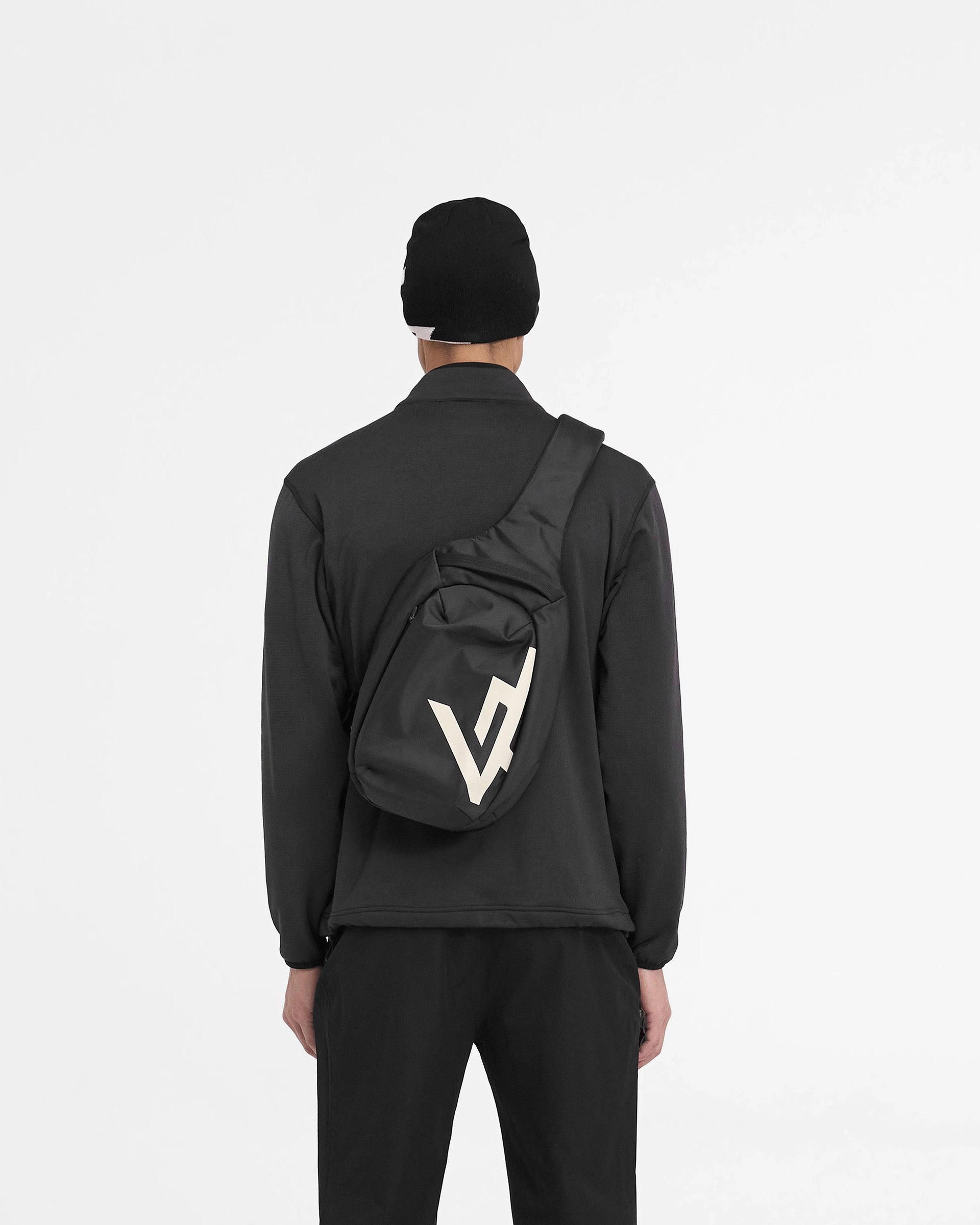 Adjustable Hem Layering Compatible Cut 247 Full Zip Fleece - Black