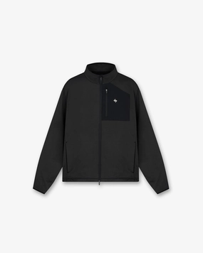 247 Full Zip Fleece - Black HighNeckDesign Basic Essential Layer