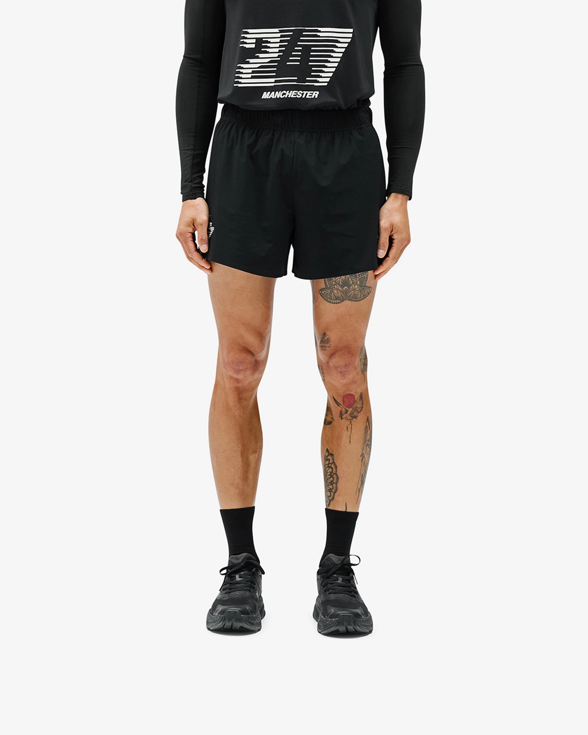 247 Manchester Shorts - Black Comfort Stretch