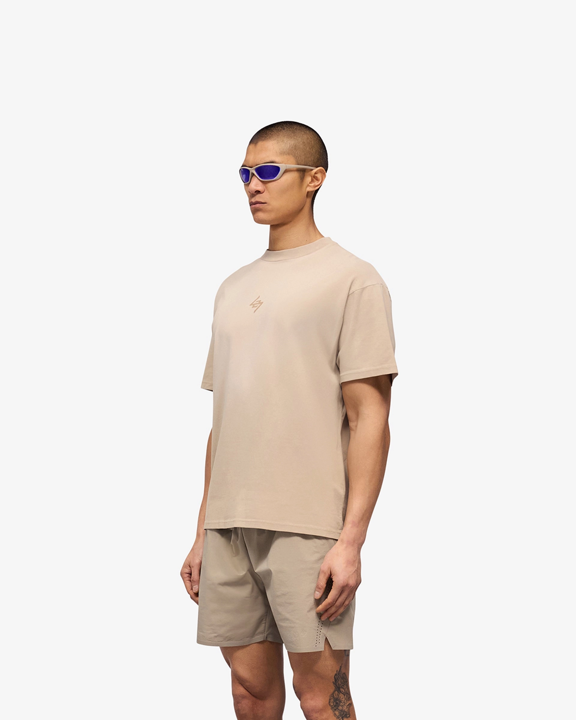 247 Motion Oversized T-Shirt - Pebble Soft and breathable