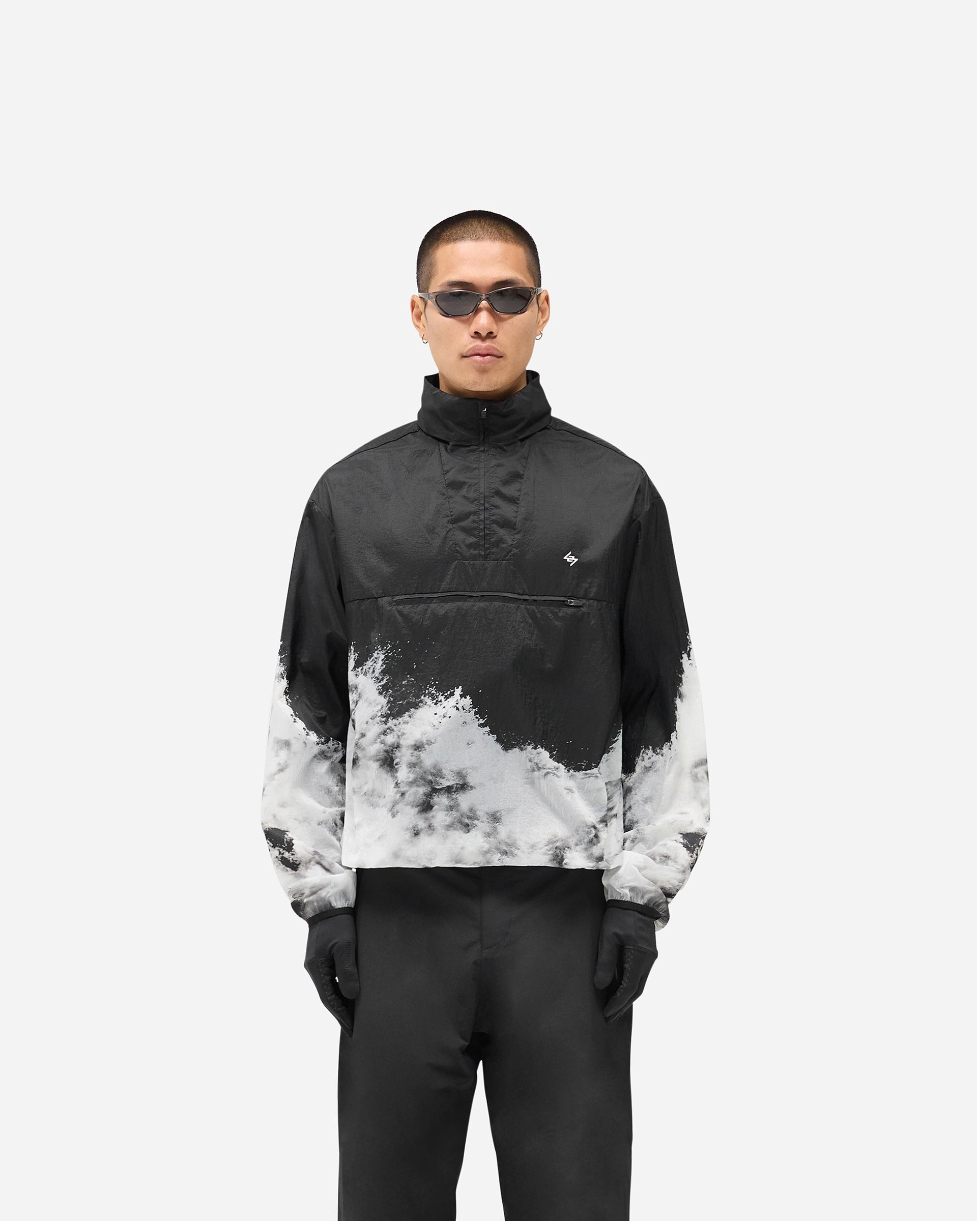 EcoFriendly Dye 247 Overhead Training Jacket - Black