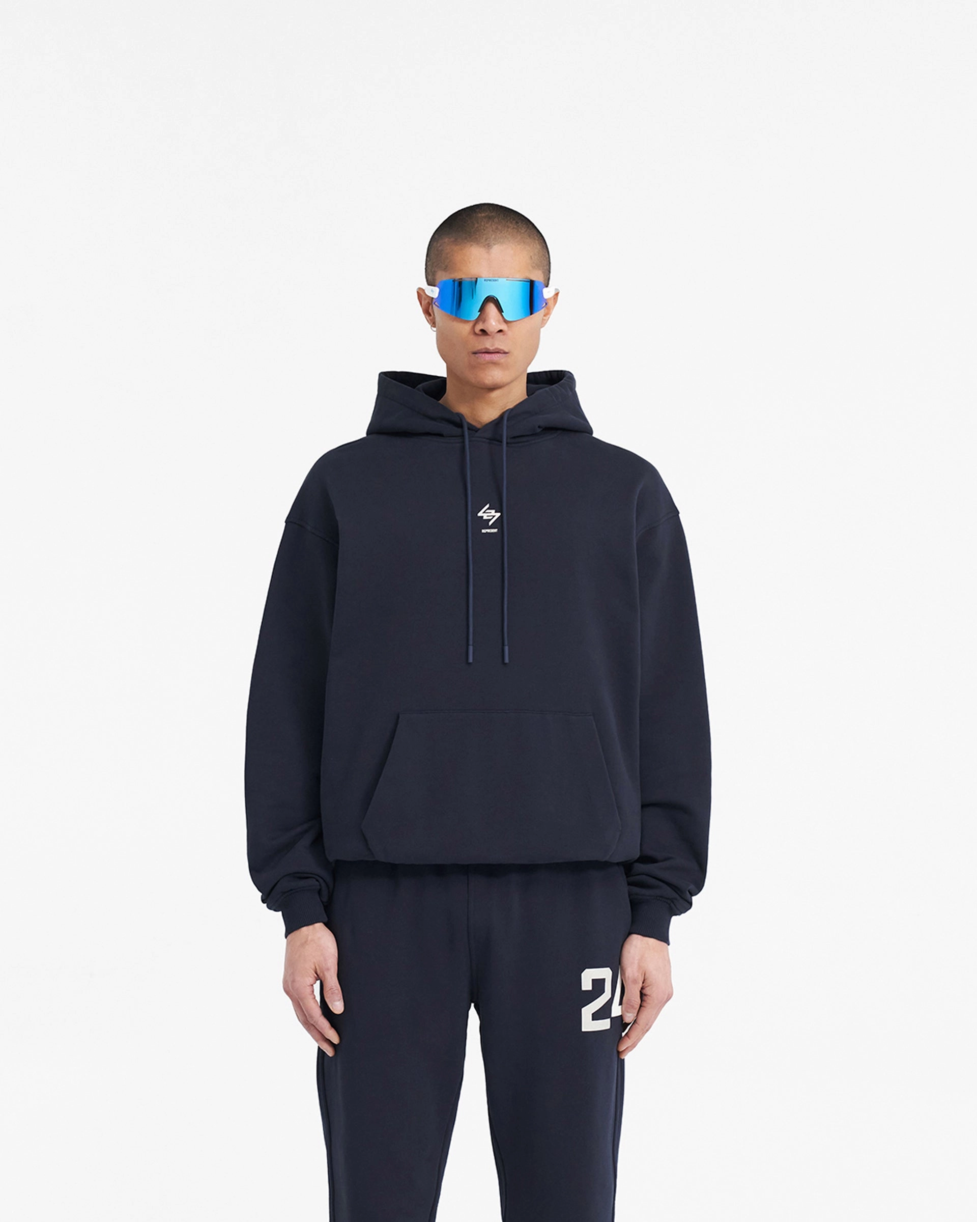 Polar bear like Sporty Comfort 247 Oversized Hoodie - Navy