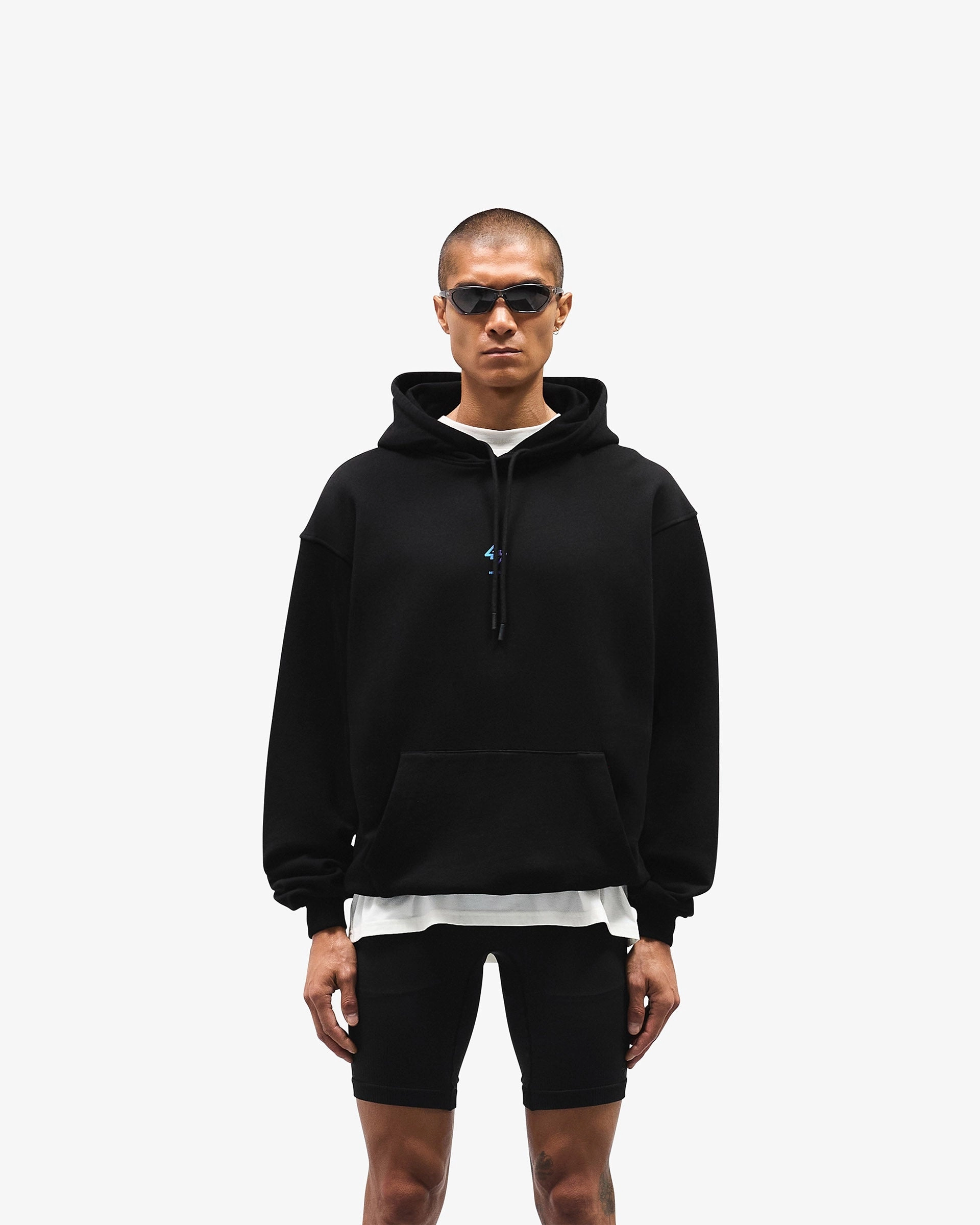 247 Oversized Hoodie - Purple Fade Polar bear like Organic Cotton Blend