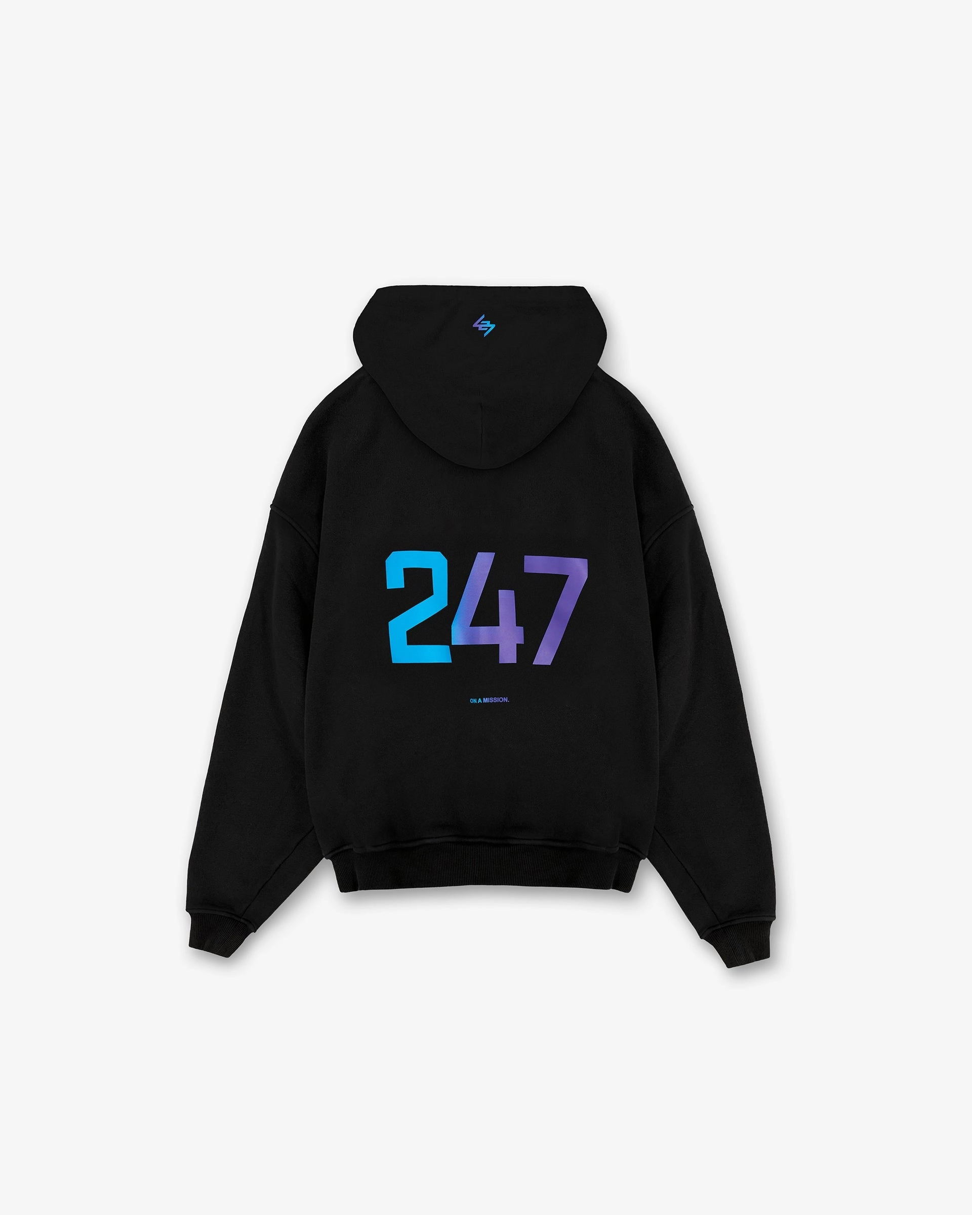 247 Oversized Hoodie - Purple Fade Daily Uniform