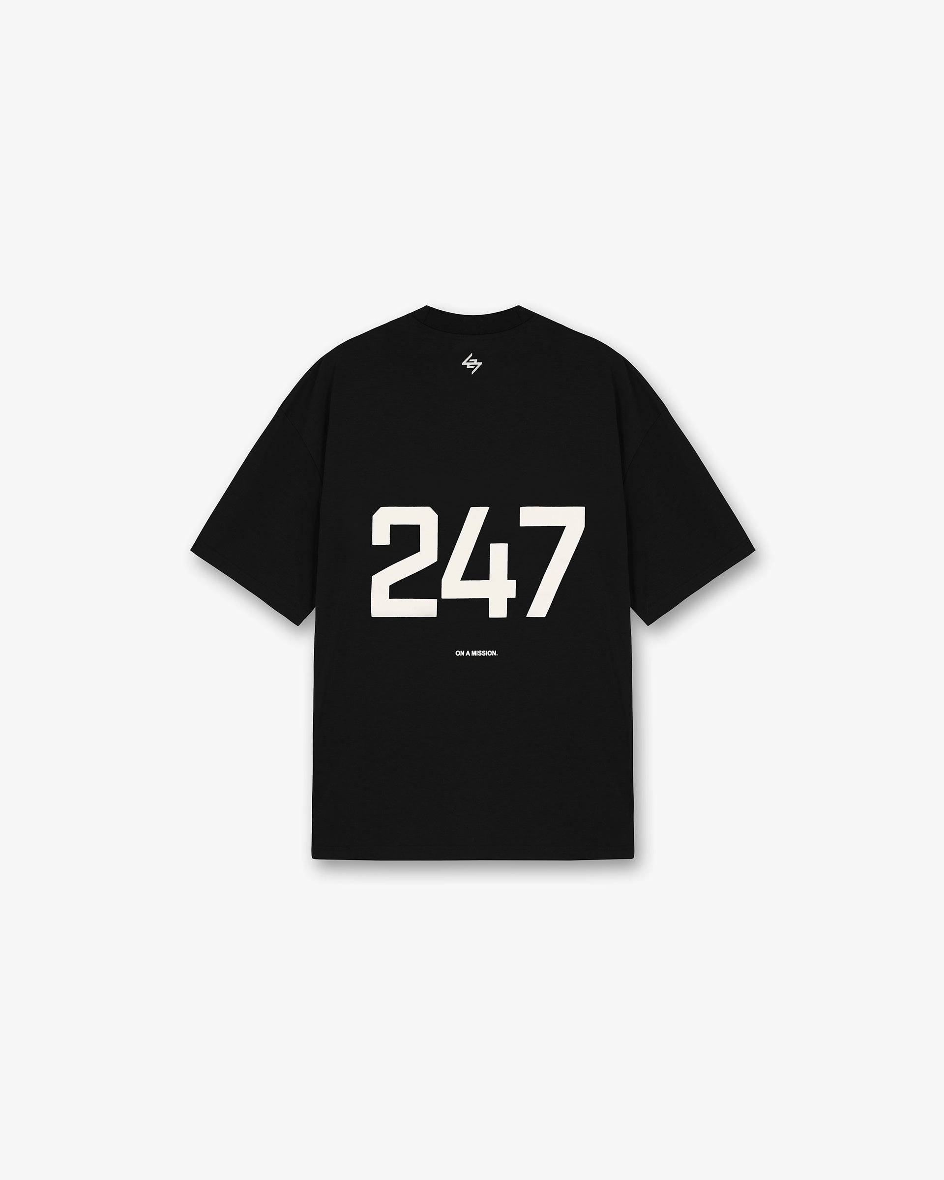 Standard Body Fit 247 Oversized T-Shirt - Jet Black