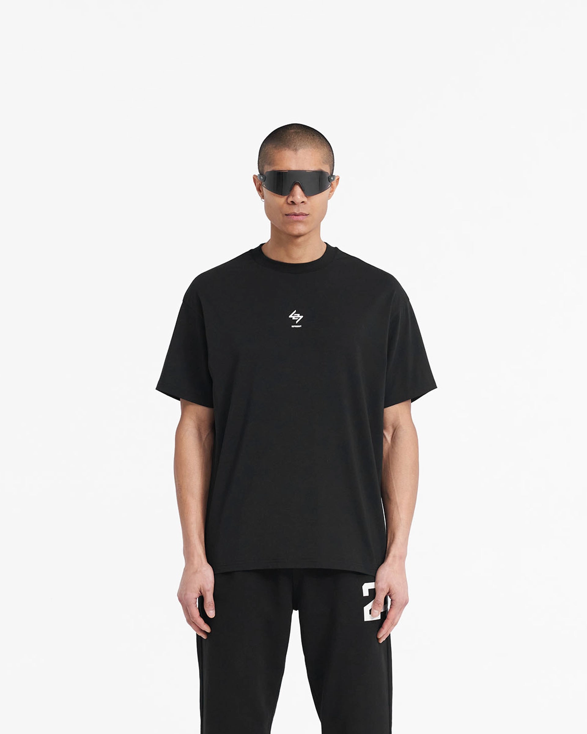 Fun and Relaxed 247 Oversized T-Shirt - Jet Black