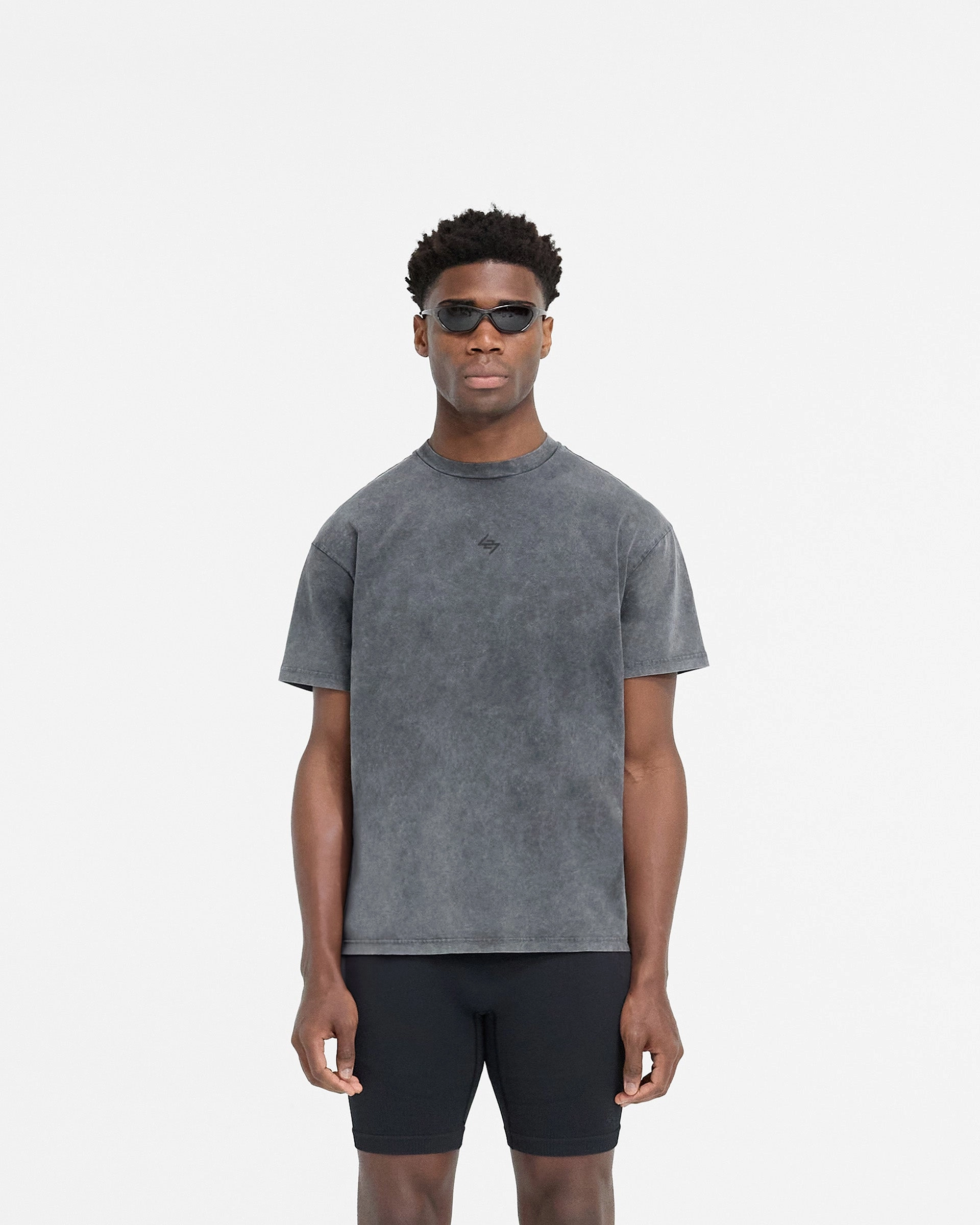 crew neck 247 Oversized T-Shirt - Pewter