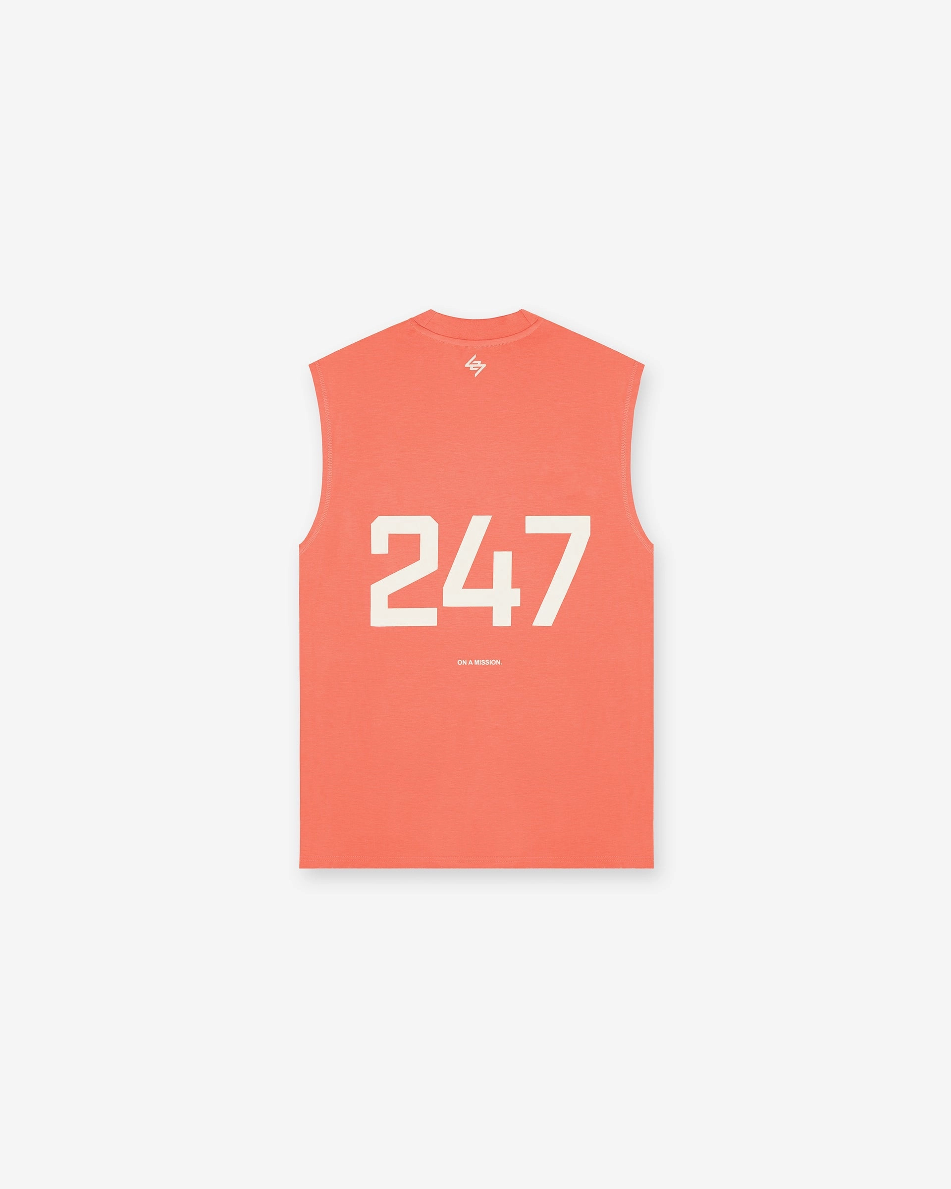 Urban Fashion Look All-Season Comfort Wear 247 Oversized Tank - Coral