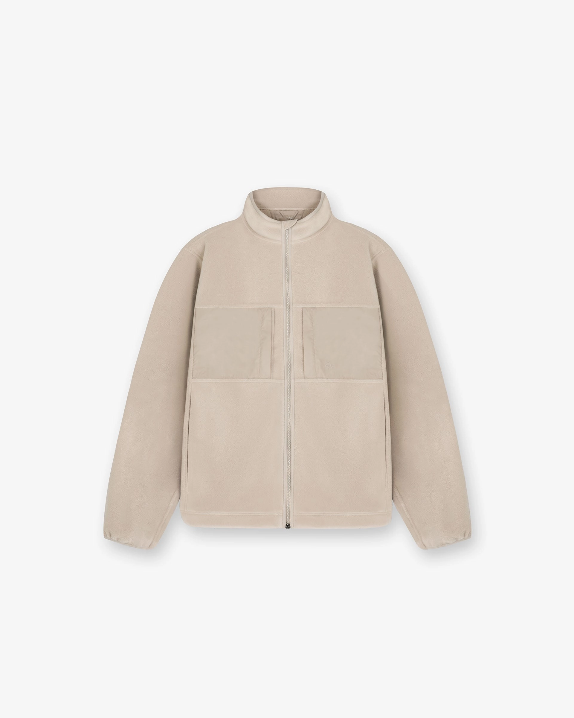 Snag Free Zipper Technology Soft Texture 247 Polar Panelled Fleece - Pebble