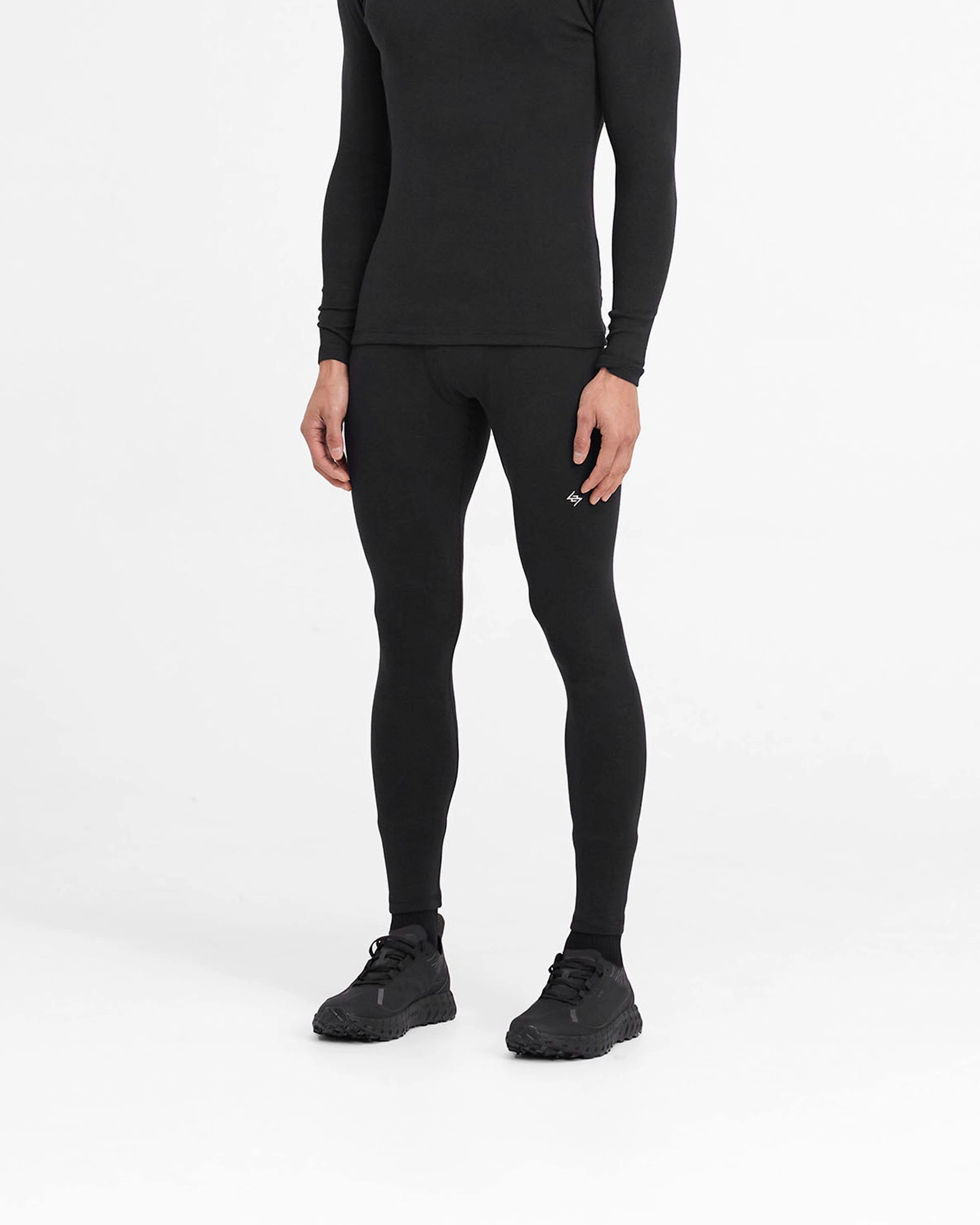 Flexible Waist 247 Ribbed Legging - Black