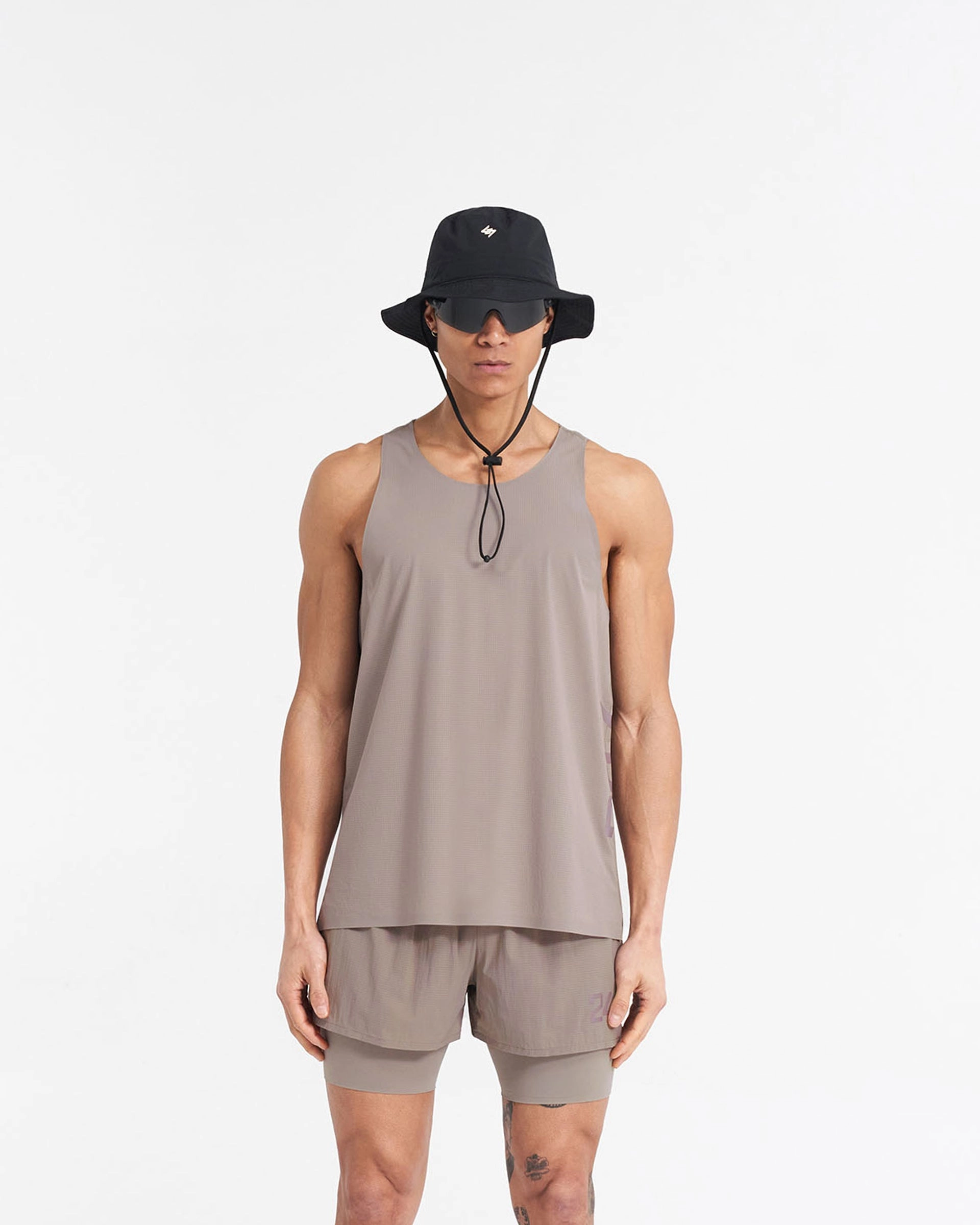 Fit Flex Minimal Comfort Wear 247 Singlet - Cinder