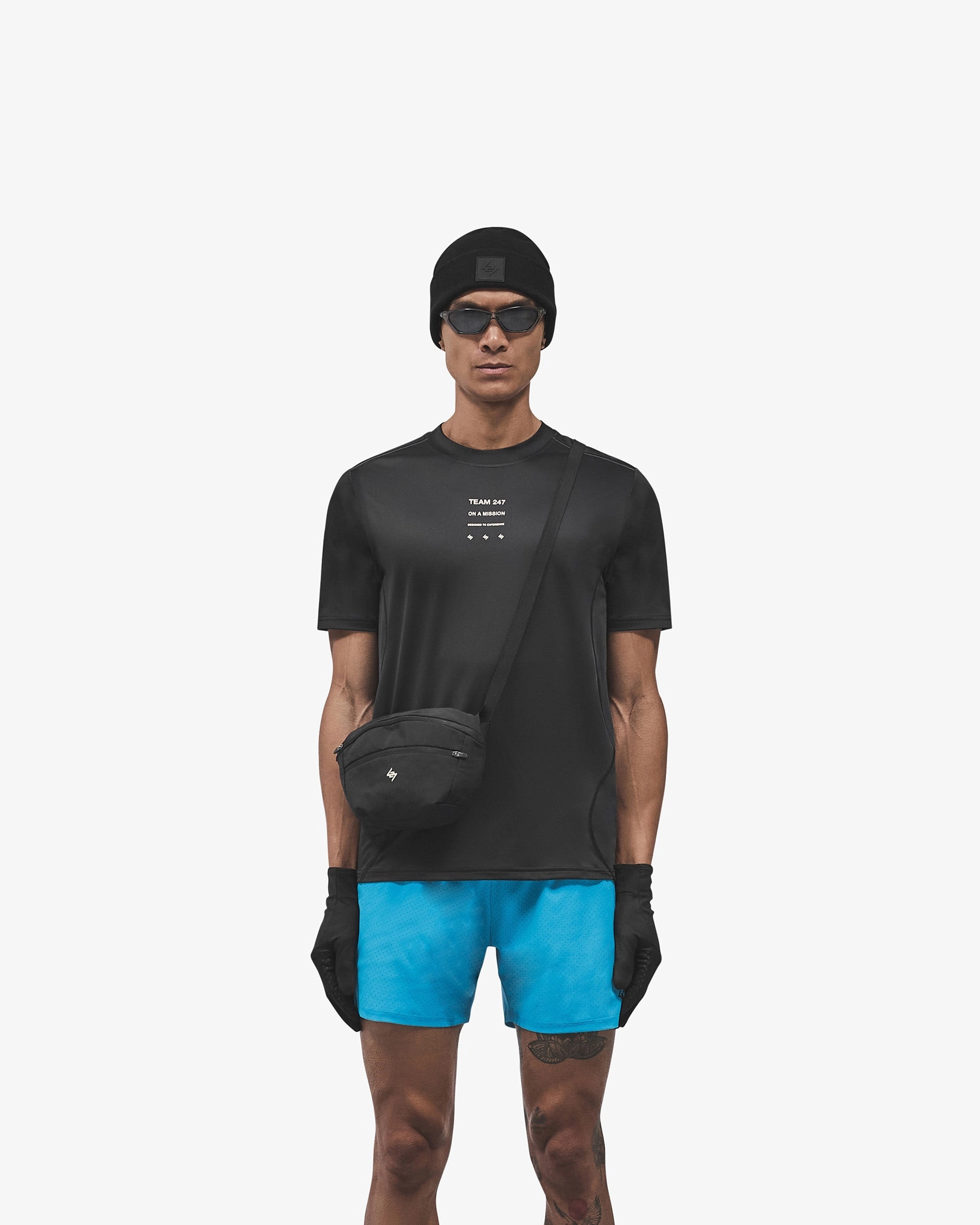 247 Trail T-Shirt - Black All Day Flex