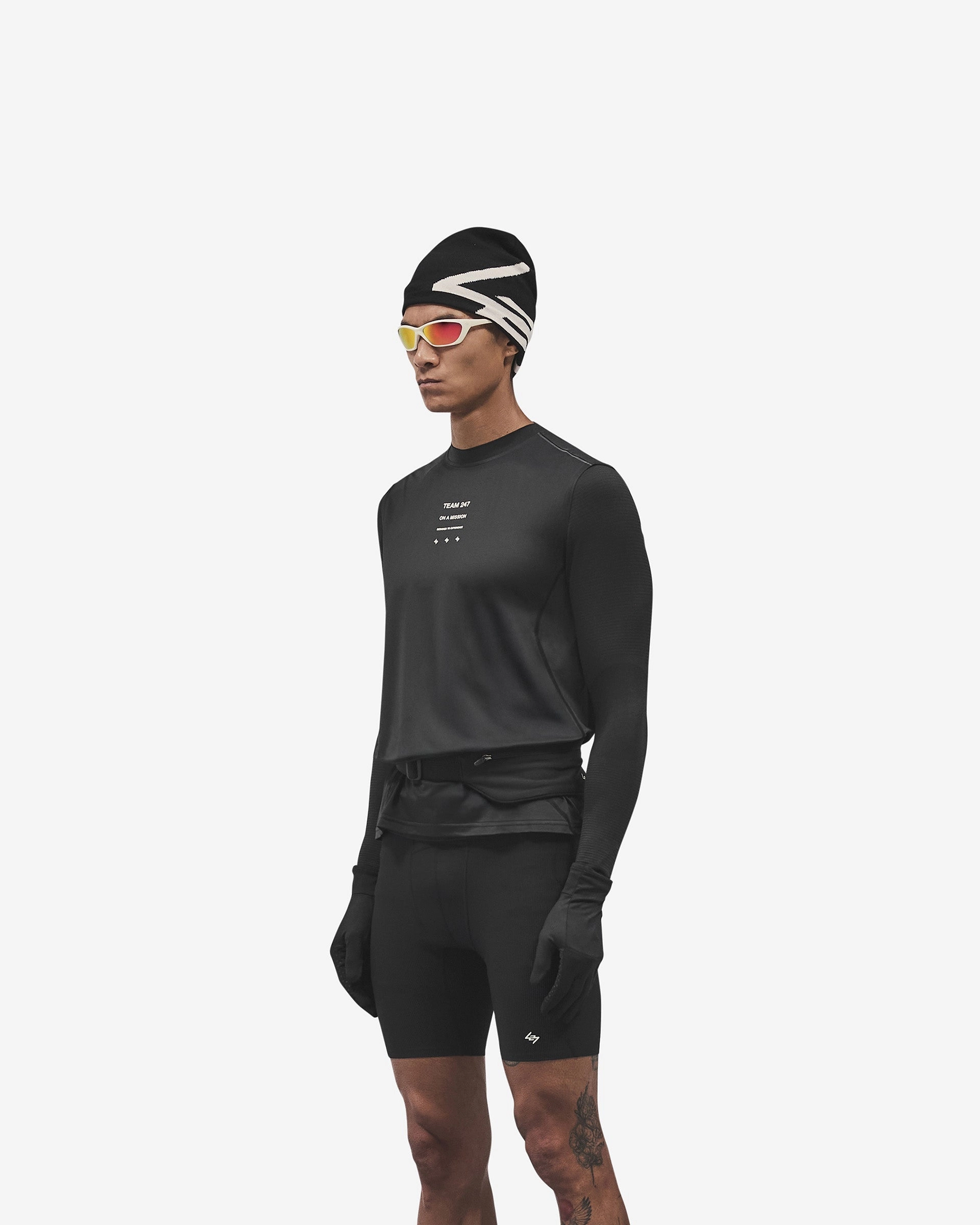 247 Trail Tank - Black No Shrink Fabric