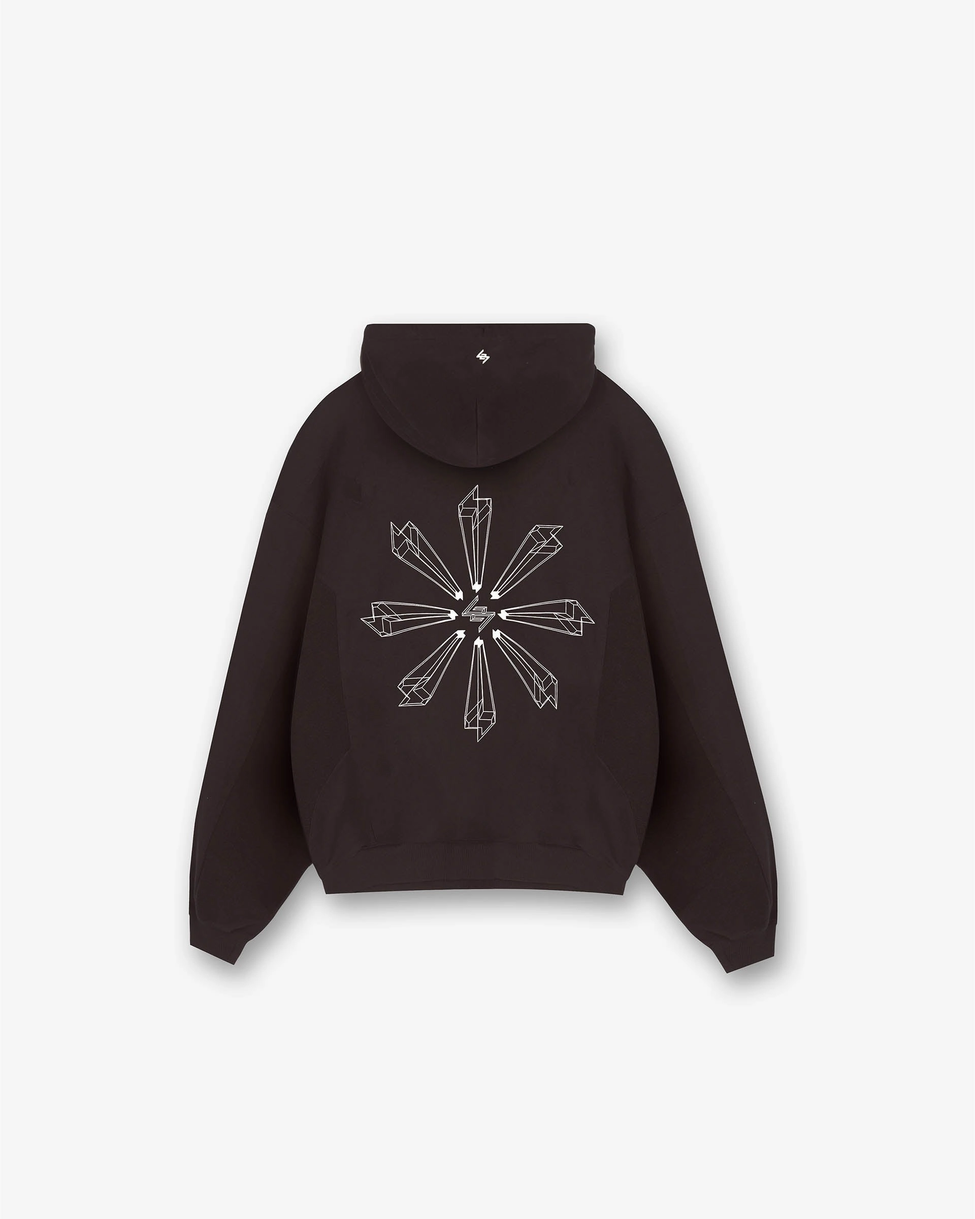 Trend Vibe Skate Inspired 247 Uprising Oversized Hoodie - Chocolate