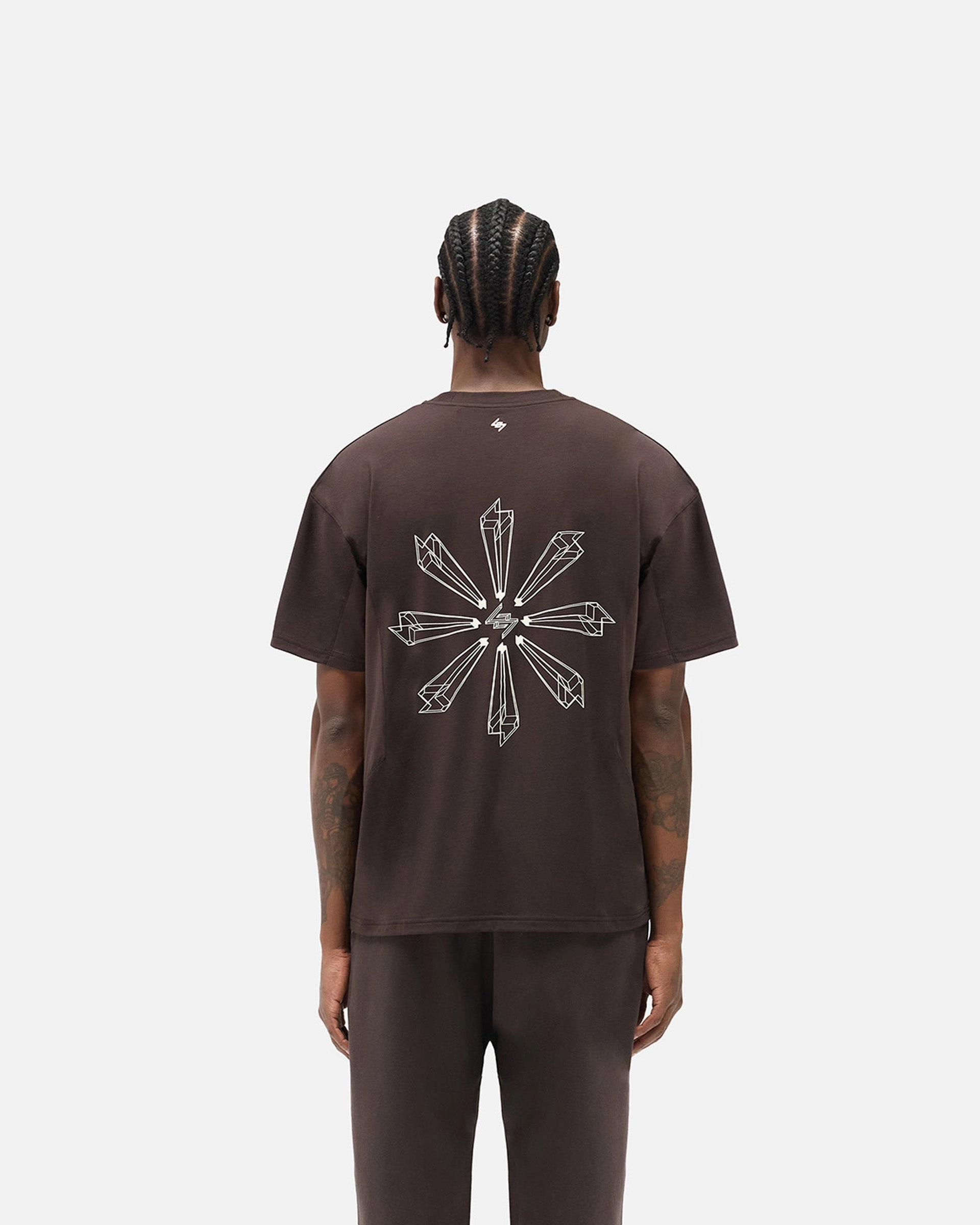 Popular 247 Uprising Oversized T-Shirt - Chocolate