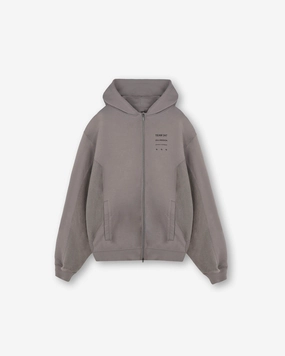 petite clothing 247 Uprising Zip Hoodie - Steel