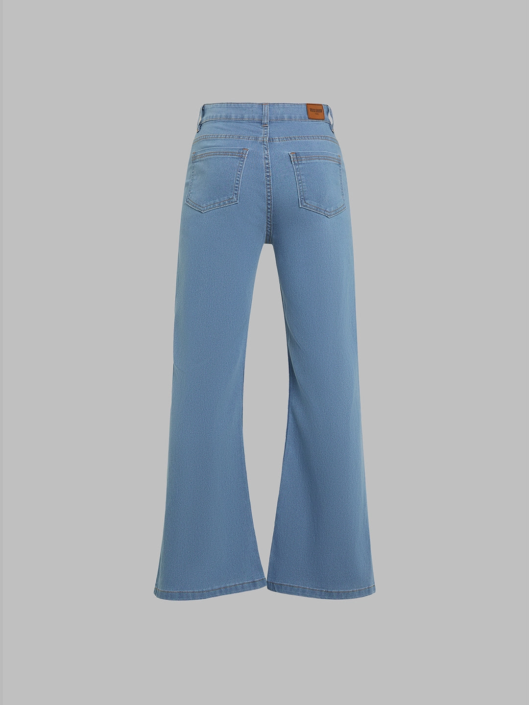 Effortless Choice 24/7 Comfort Light Blue Bootcut High-Rise Stretchable Denim Jeans