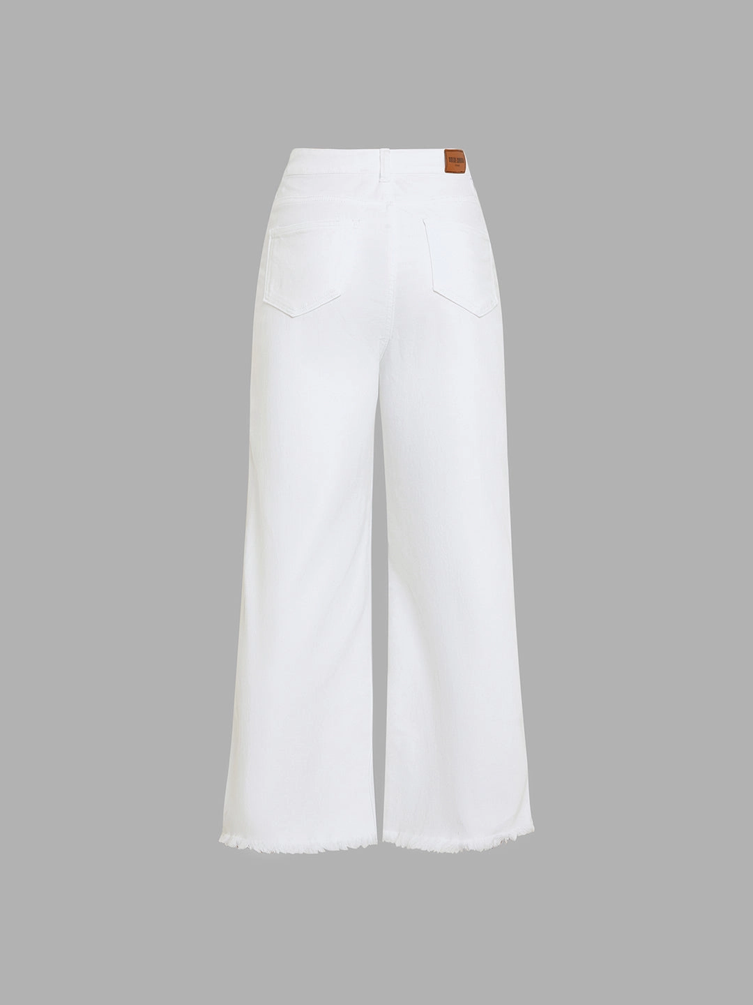 24/7 Comfort White Bootcut High-Rise Stretchable Denim Jeans Fashion Lover Minimalist Slim Cut