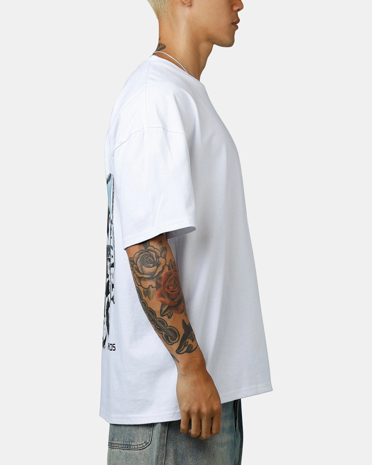 Two Tone Weave 73 Studio Star Wars Boba Fett Battlefront II T-Shirt White