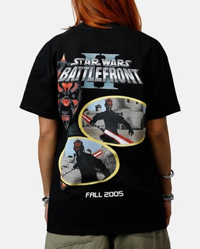 73 Studio Star Wars Darth Maul Battlefront II T-Shirt Black ElasticEdgeBinding SoftTouchFinish