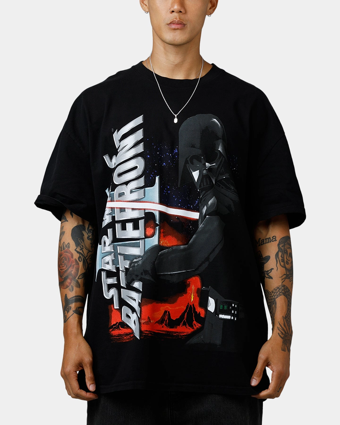 Sporty Tee 73 Studio Star Wars Darth Vader Battlefront II T-Shirt Black