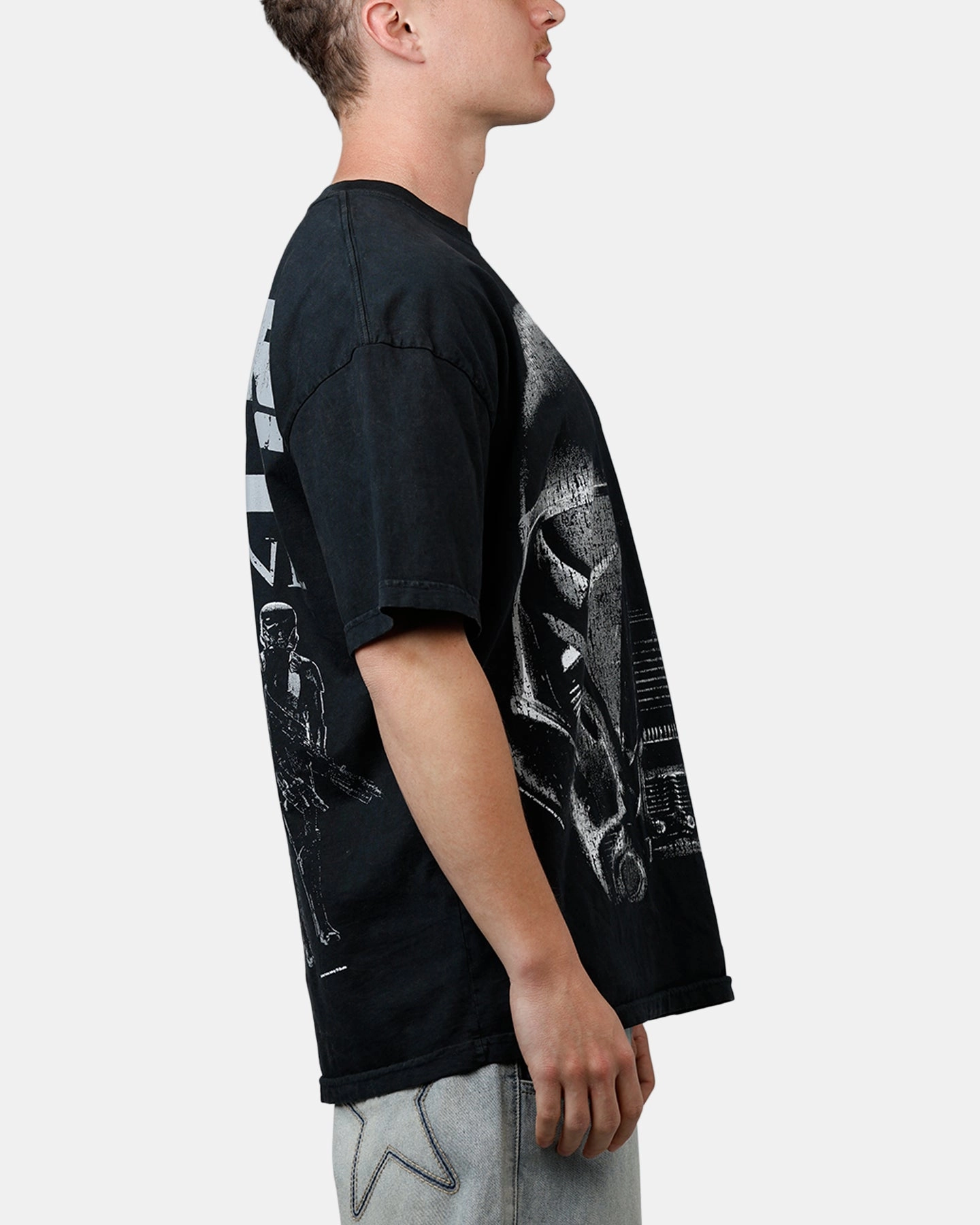 73 Studio Star Wars Death Trooper Vintage T-Shirt Black Formal Wear