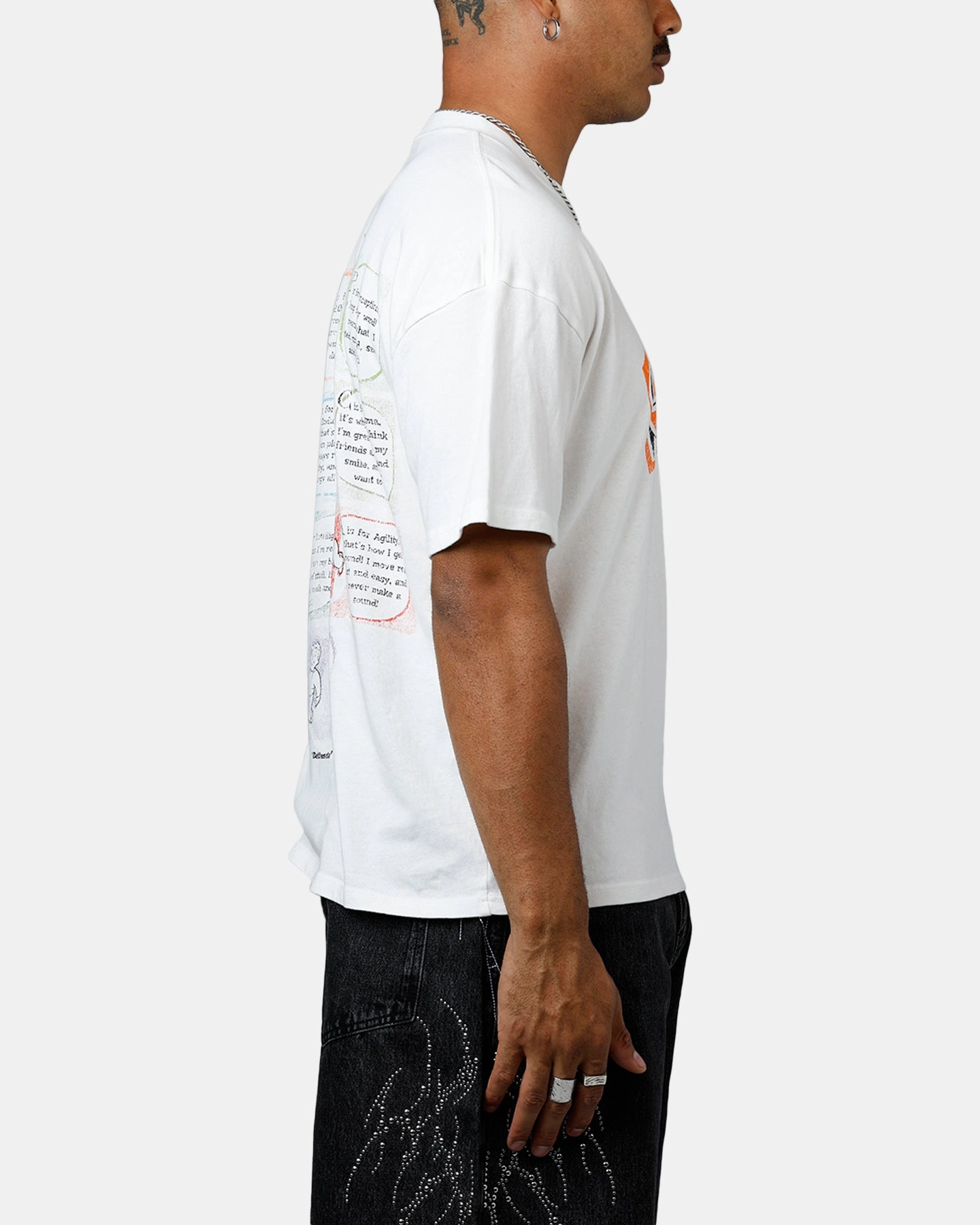 73 Studio X Fallout '76 S.P.E.C.I.A.L Vintage T-Shirt White Stylish Tank FadeResistant Finish