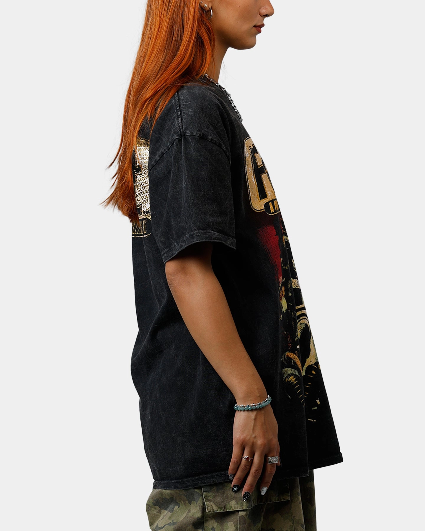 Hydrophobic Surface Treatment 73 Studio X Fallout '97 Fallout Vintage T-Shirt Black Acidwash