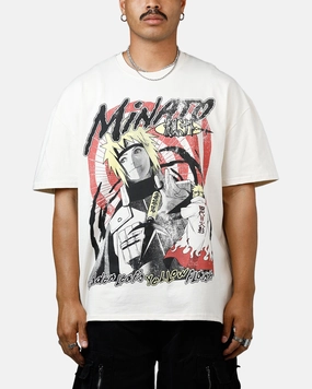 73 Studio X Naruto Minato Namikaze Heavyweight T-Shirt Off White UVProtection