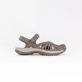 KEEN Rose Sandal (Women's) - Brindle Shitake Adjustable Walking Shoes Grip Enhancement
