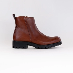 ECCO Modtray Ankle Boot (Women's) - Cognac Ergonomic Footbed
