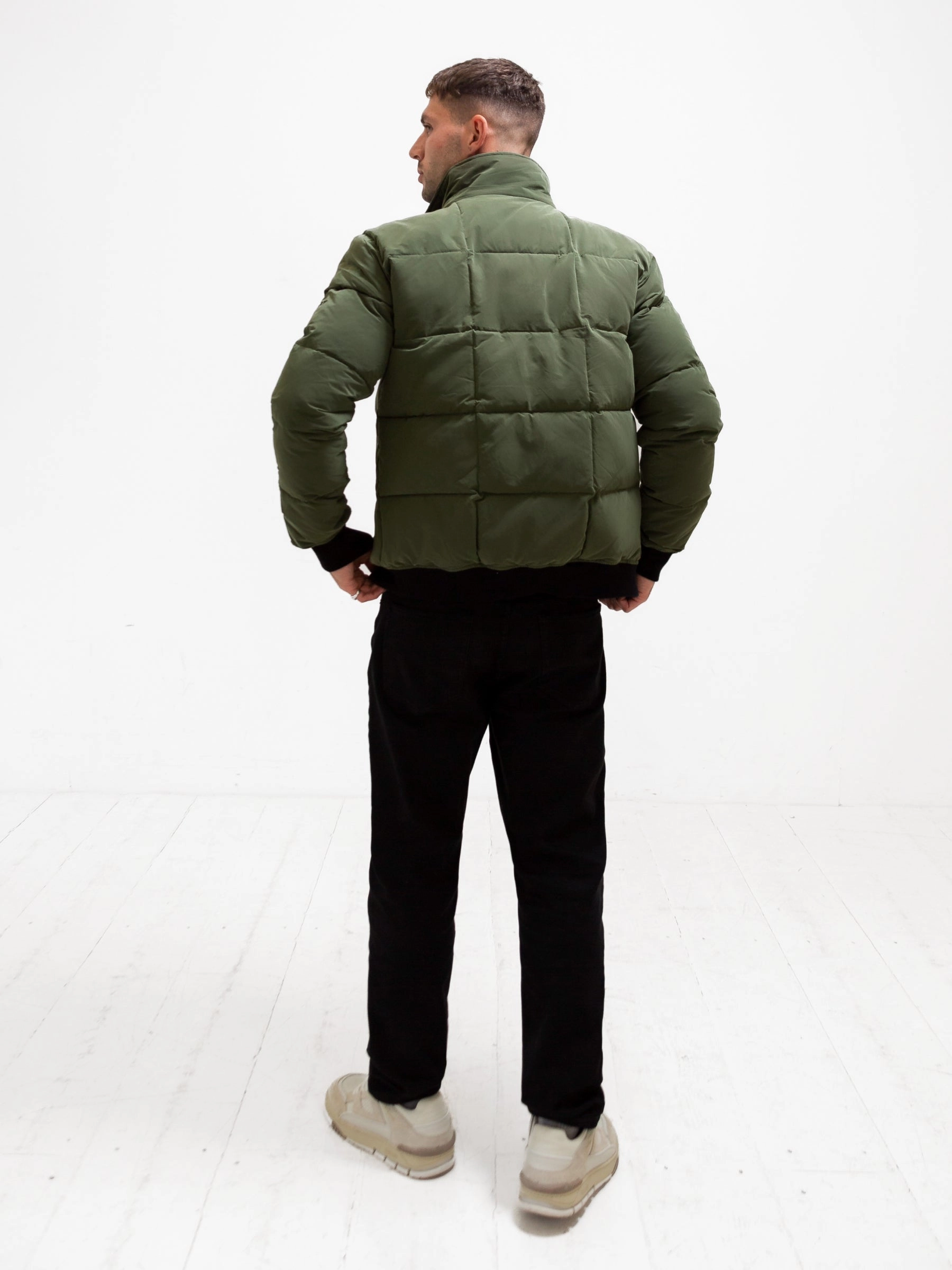 Ultimate Puffer Coat - Green Thermo Regulating Fabric