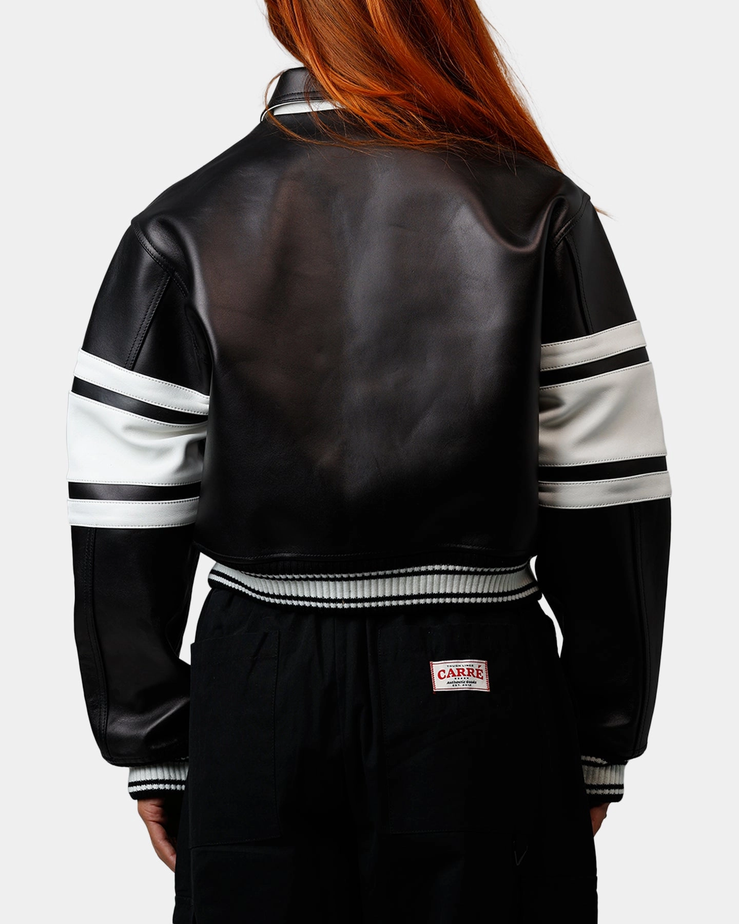 Avirex Women's Cropped Legend Jacket Black Functional Piece