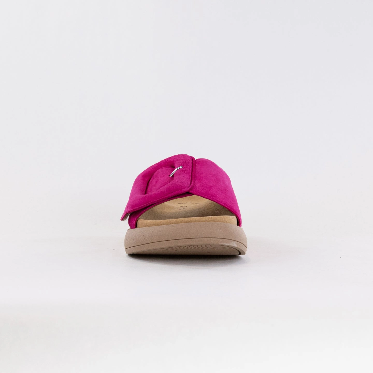 Gabor 43.751.10 Wrapped Velcro Buckle Slip On Sandal (Women's) - Pink Versatile Strap Configuration Long Step