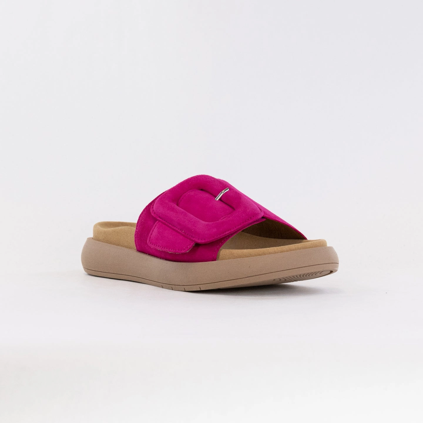 Toe Thong Instant Comfort Gabor 43.751.10 Wrapped Velcro Buckle Slip On Sandal (Women's) - Pink