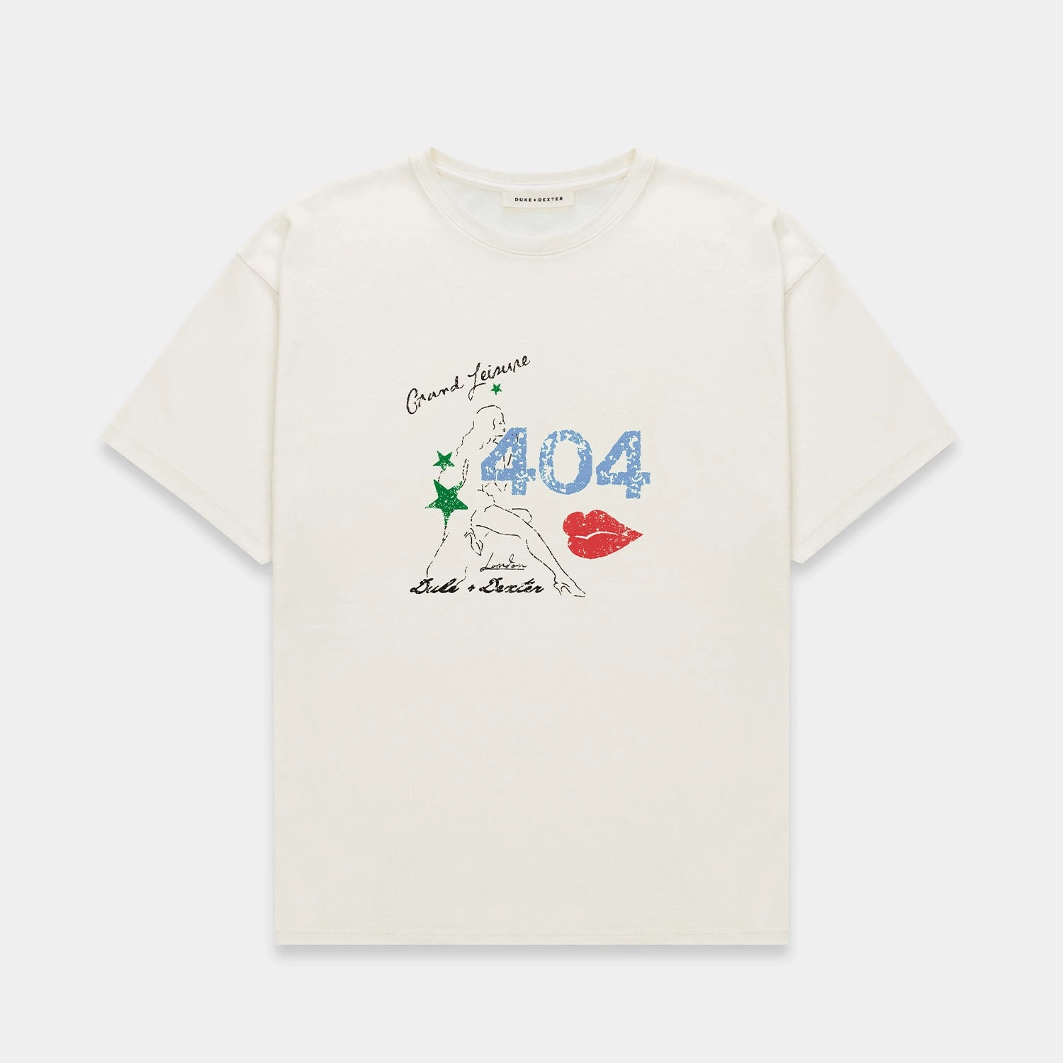 Grand Leisure Vintage White T-Shirt Essential Clothing ThermoregulatingFabric