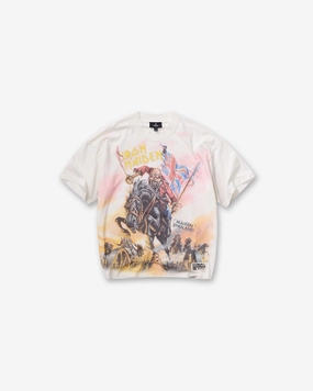 Streetwear Style Represent X Iron Maiden Steed T-Shirt - Flat White