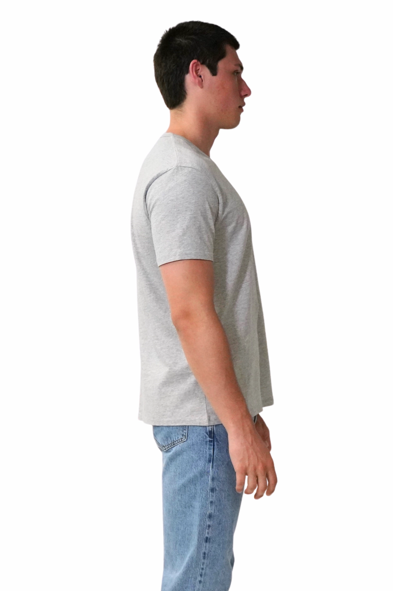 T-Shirt in Grey Business casual