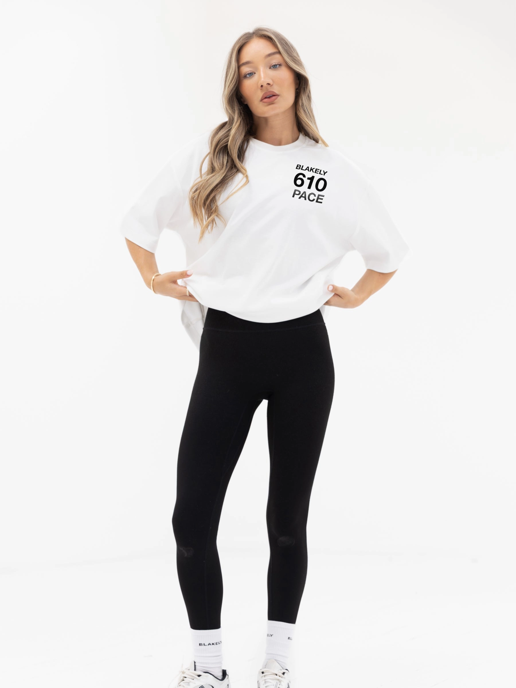 Pacer 610 Ultra Oversized T-Shirt - Bright White Chic Comfort