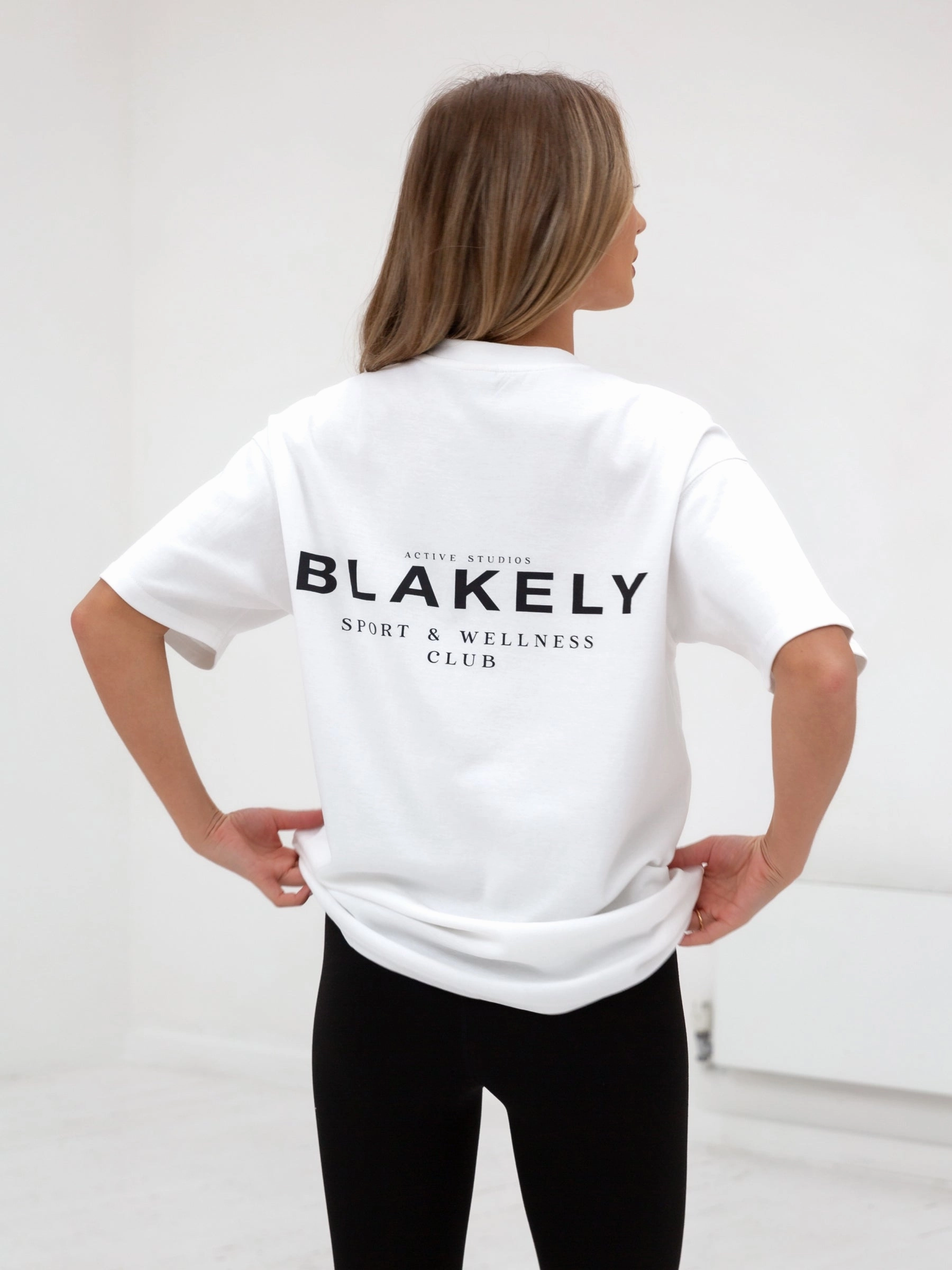 Urban Streetwear Active Studios Oversized T-Shirt - White