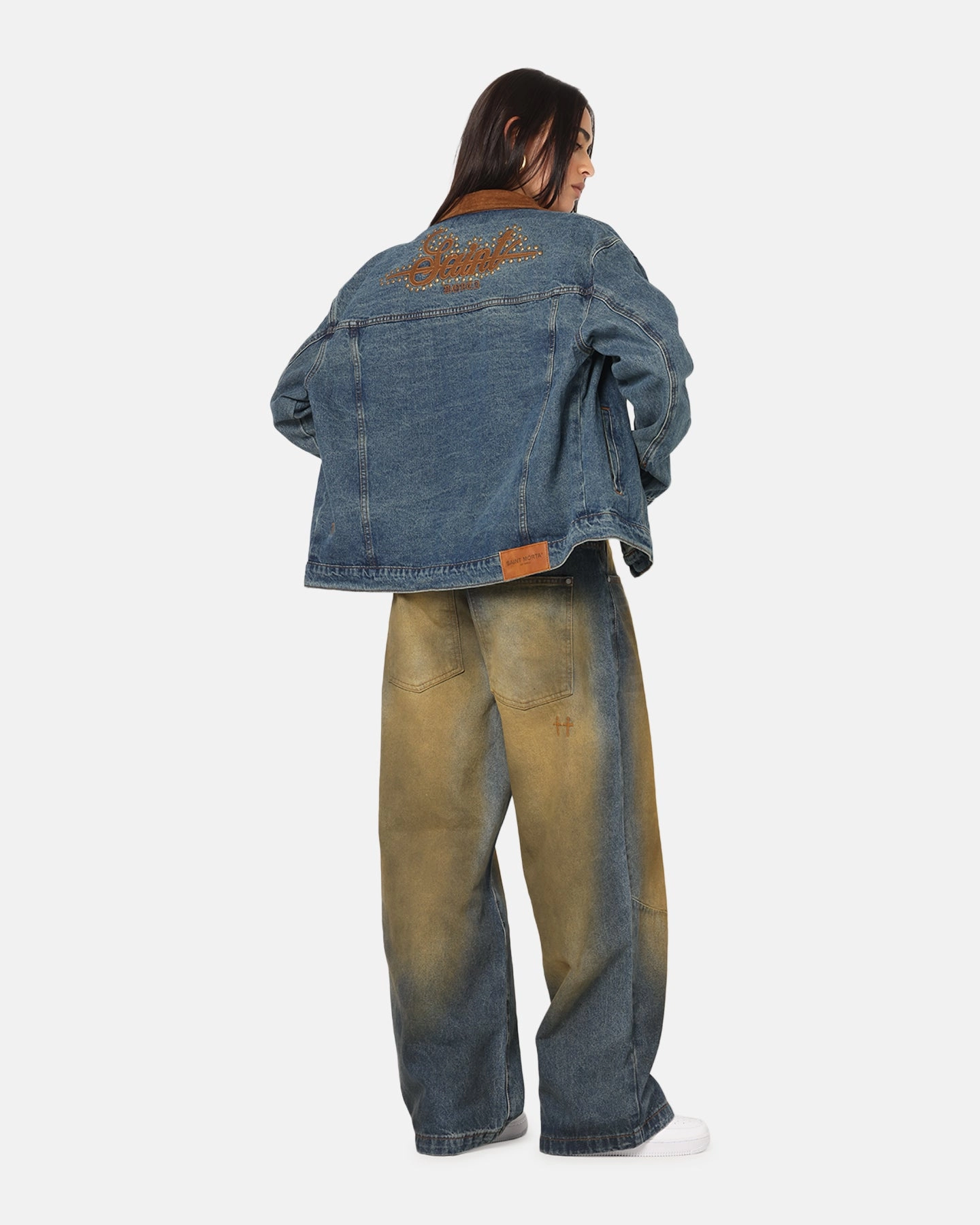 ConvertibleCollarSystem Saint Morta Rodeo Drive Denim Jacket Dirty Blue