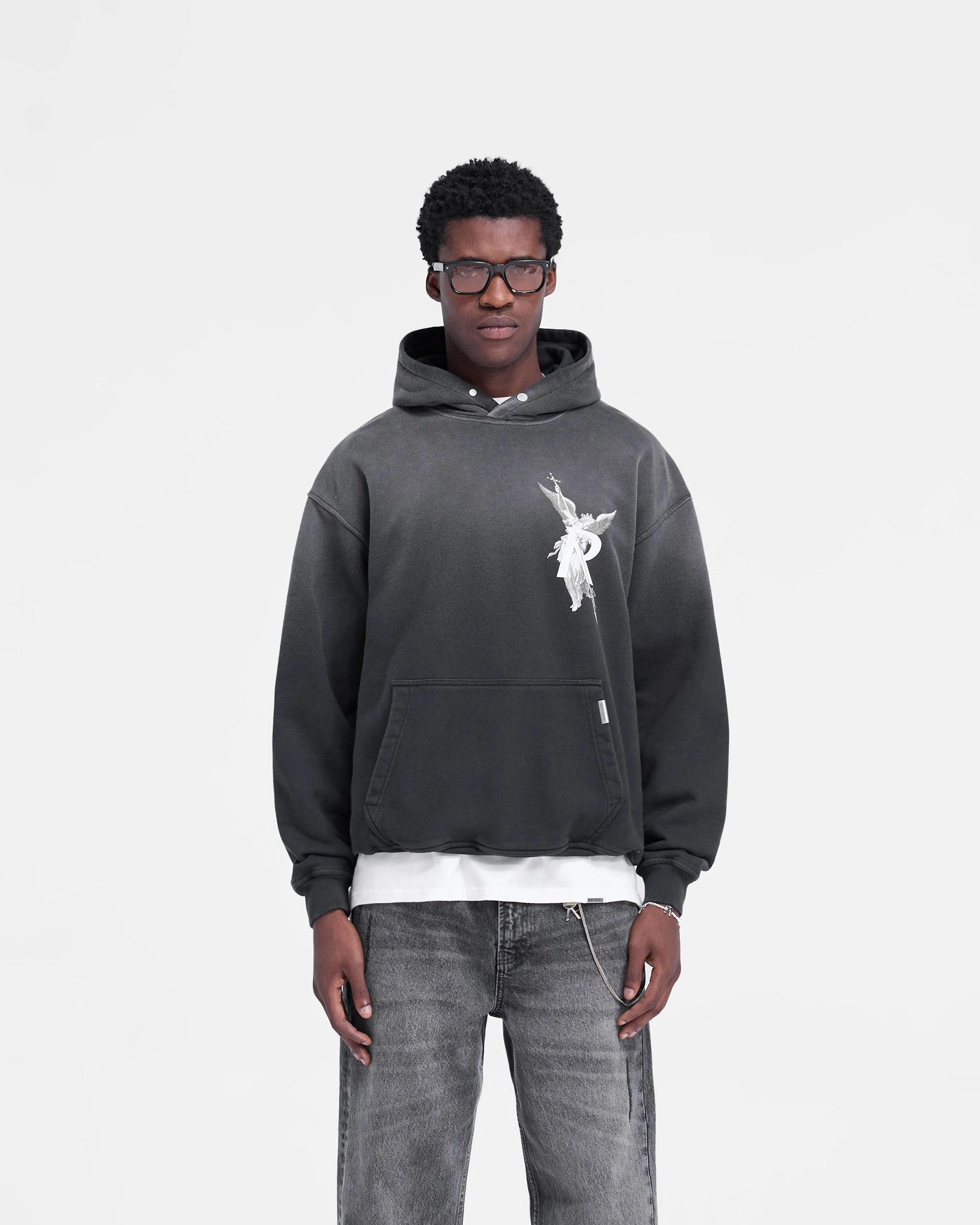 Formal Occasion Archangel Hoodie - Stained Black