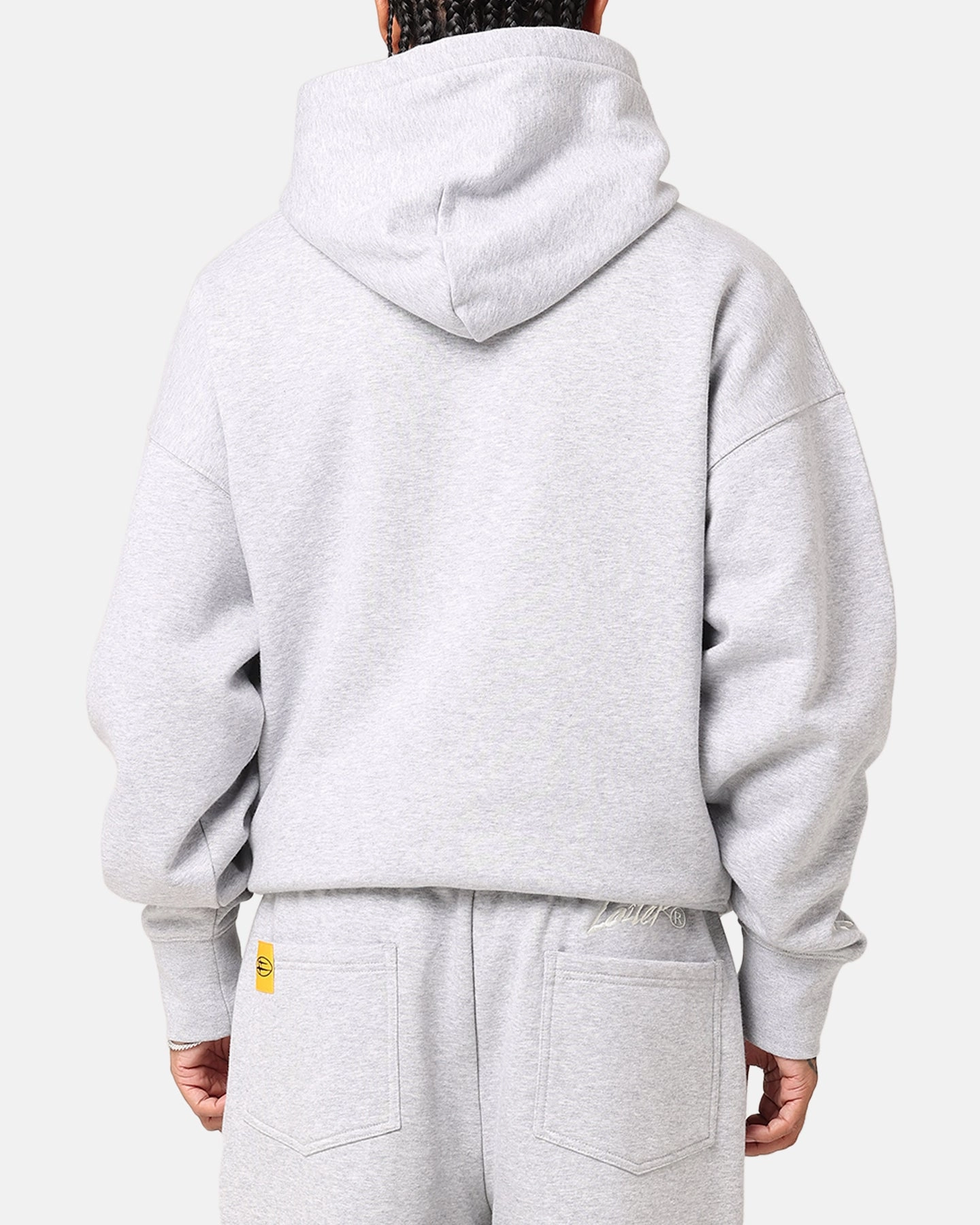 Loiter Hybrid Premium Hoodie Grey Marle Tailored Silhouette