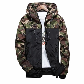Trendy Must Have Transitional Daily Fit West Louis? Camouflage Spring Thin Male Camo Jacket